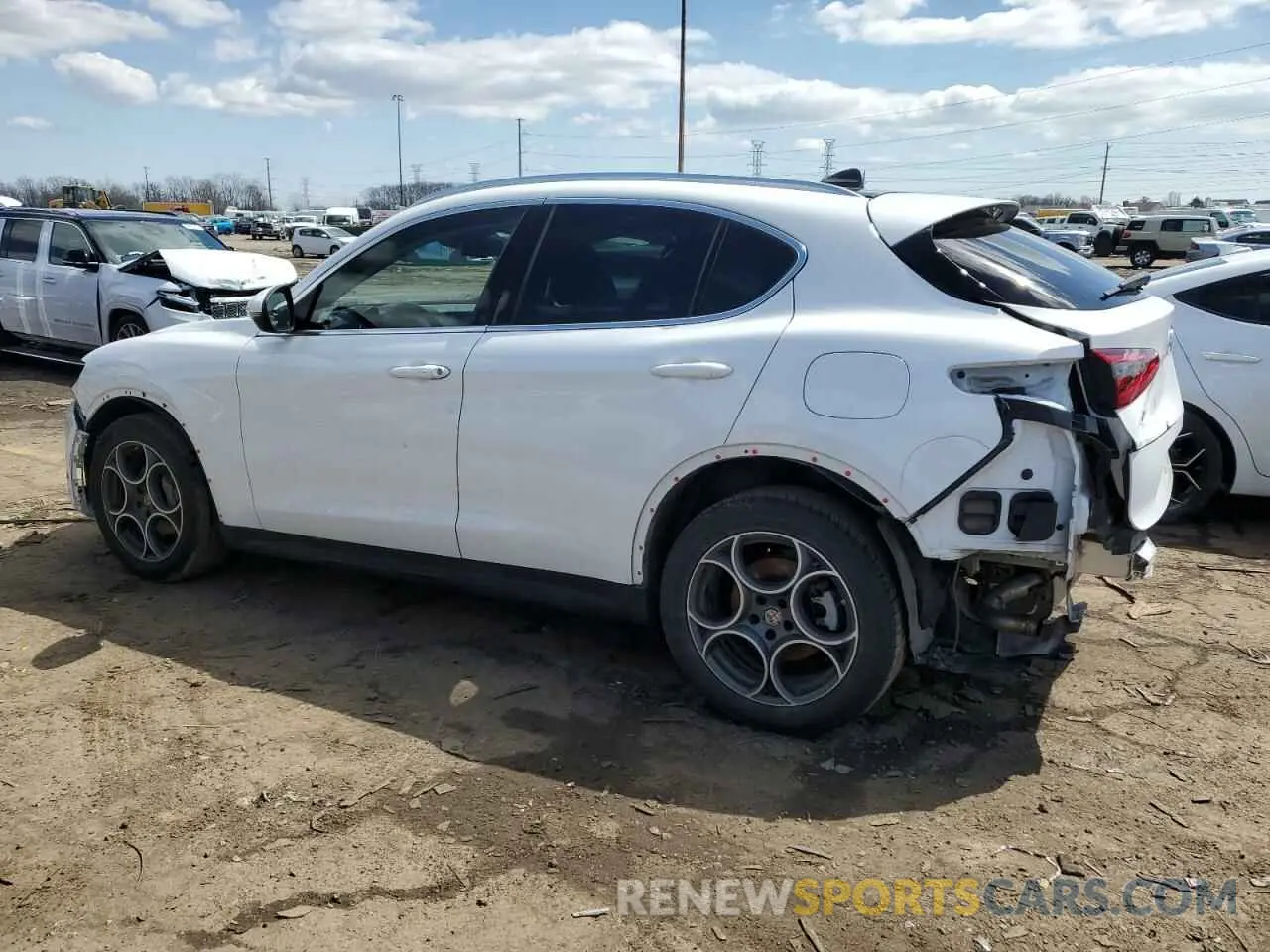 2 Photograph of a damaged car ZASPAKAN5L7C84472 ALFA ROMEO STELVIO 2020
