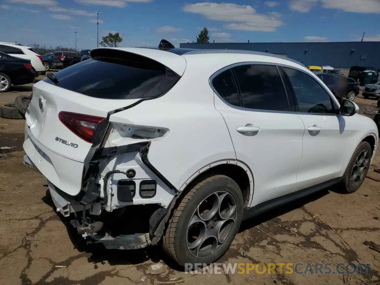 3 Photograph of a damaged car ZASPAKAN5L7C84472 ALFA ROMEO STELVIO 2020