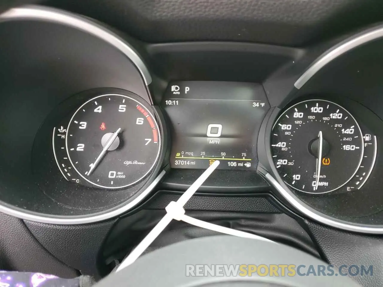 9 Photograph of a damaged car ZASPAKAN6L7C95545 ALFA ROMEO STELVIO 2020