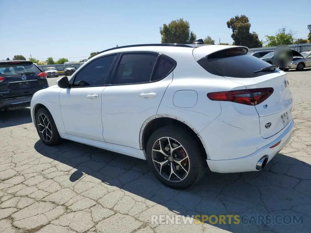 2 Photograph of a damaged car ZASPAKBN6L7C75472 ALFA ROMEO STELVIO 2020