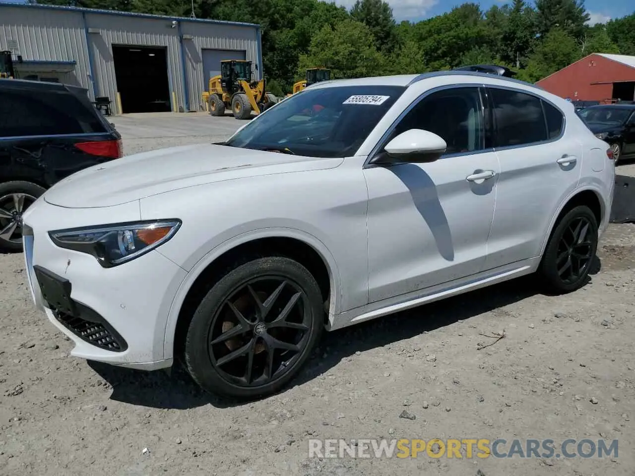 1 Photograph of a damaged car ZASPAKBN7L7C75903 ALFA ROMEO STELVIO 2020