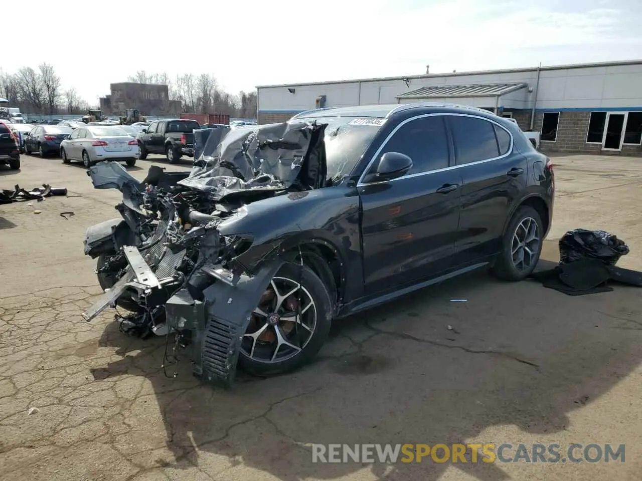 1 Photograph of a damaged car ZASPAKBN7L7C82737 ALFA ROMEO STELVIO 2020