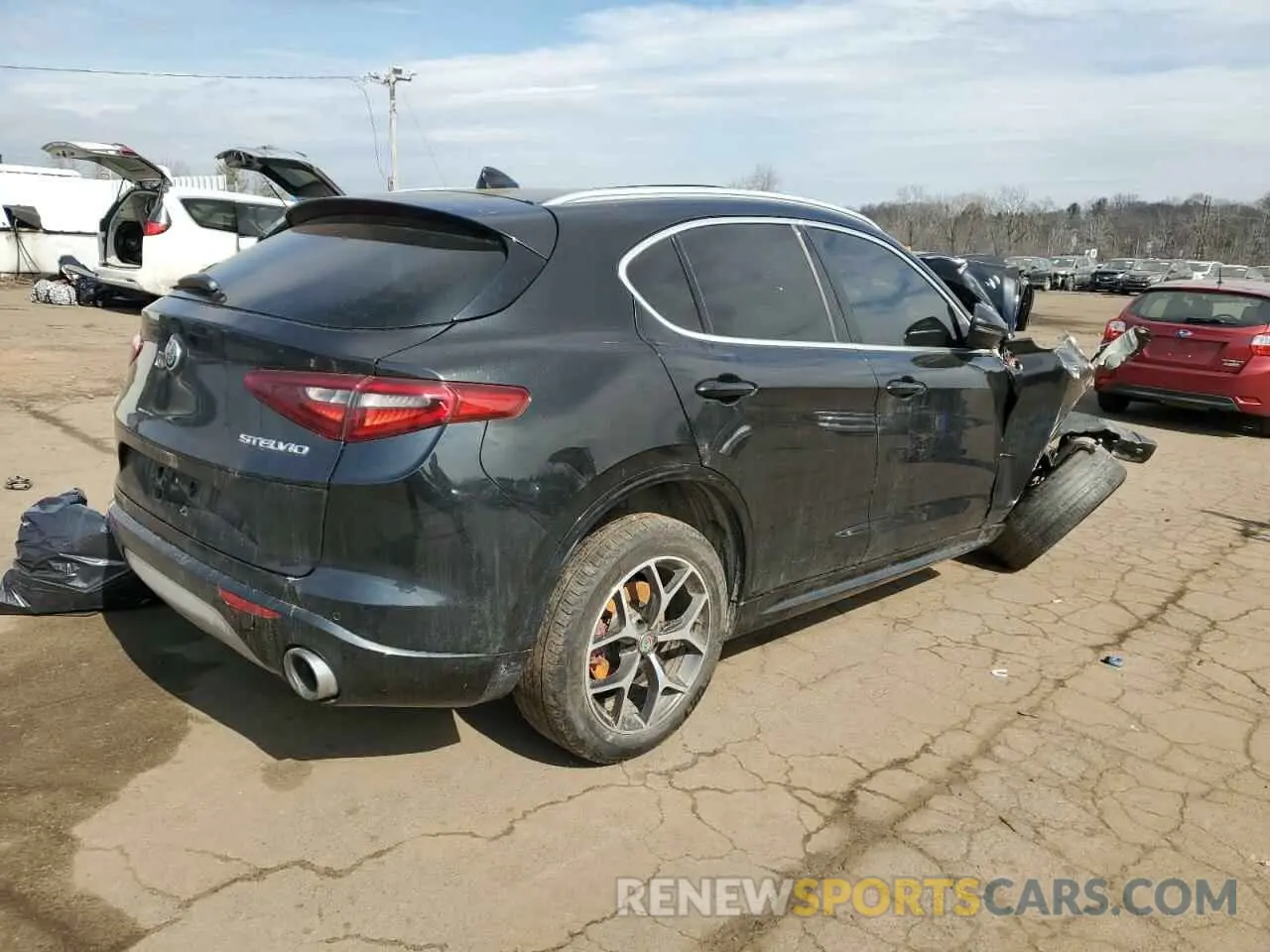 3 Photograph of a damaged car ZASPAKBN7L7C82737 ALFA ROMEO STELVIO 2020