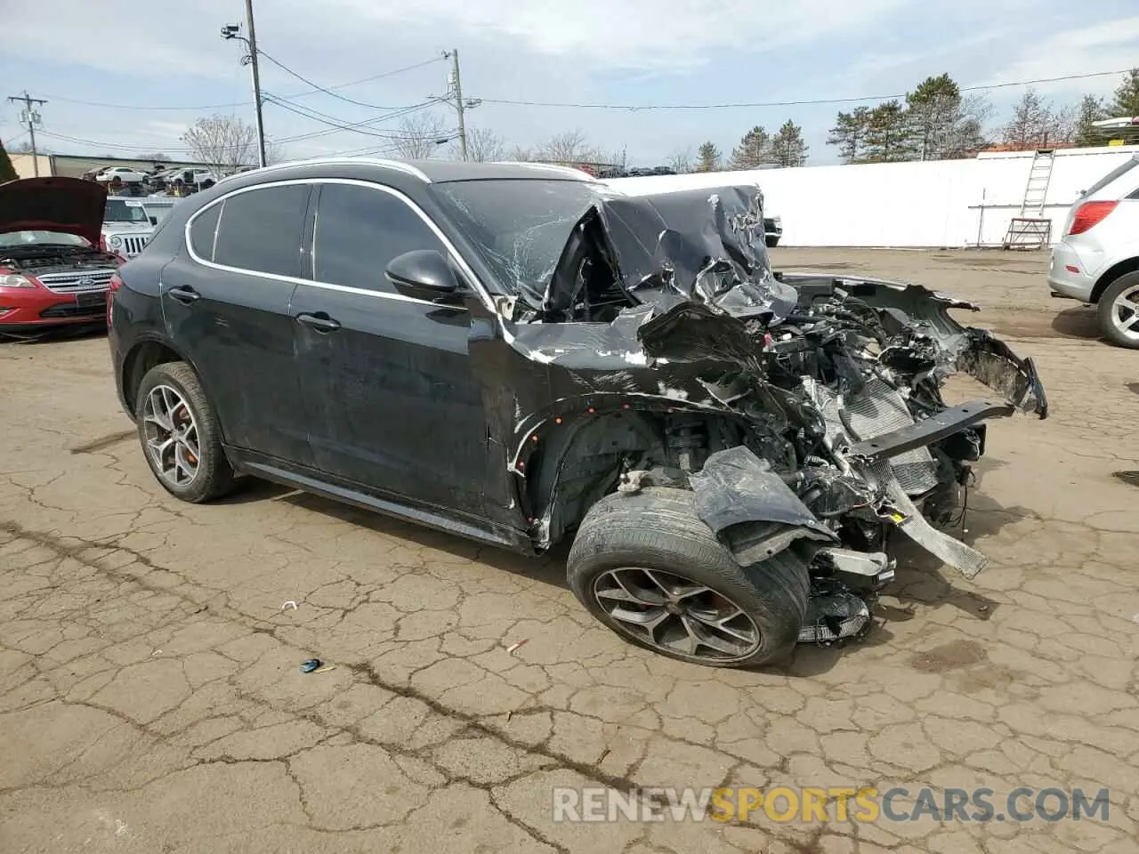4 Photograph of a damaged car ZASPAKBN7L7C82737 ALFA ROMEO STELVIO 2020