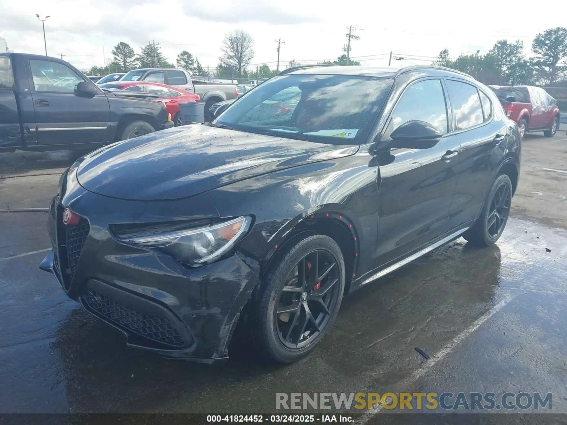 2 Photograph of a damaged car ZASPAKBN7L7C92393 ALFA ROMEO STELVIO 2020