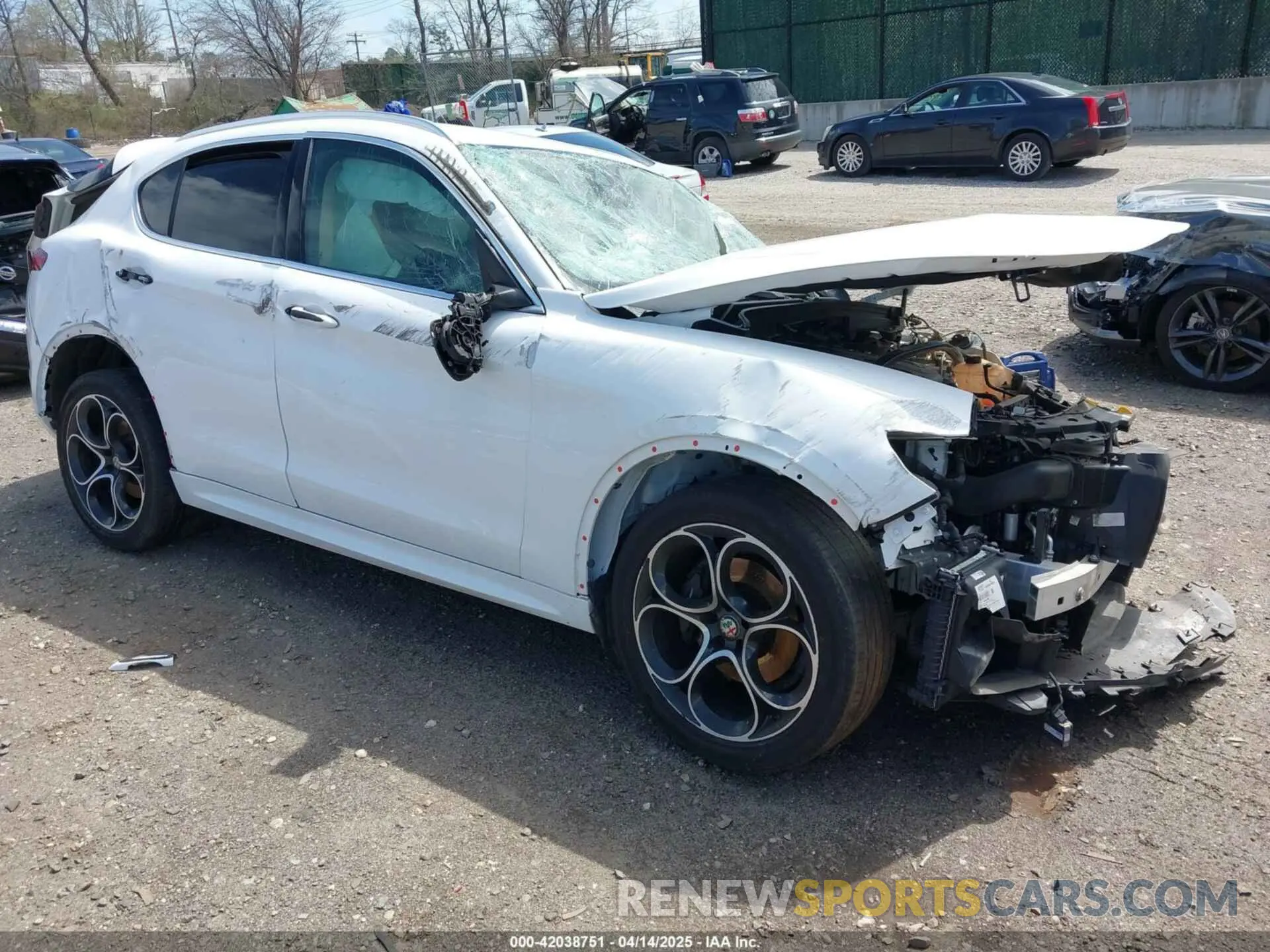 1 Photograph of a damaged car ZASPAKBN9L7C76146 ALFA ROMEO STELVIO 2020