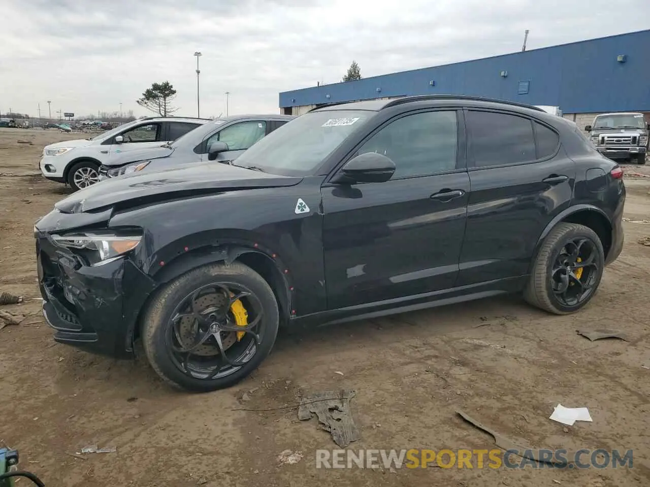 1 Photograph of a damaged car ZASPAKEV3L7C76638 ALFA ROMEO STELVIO 2020