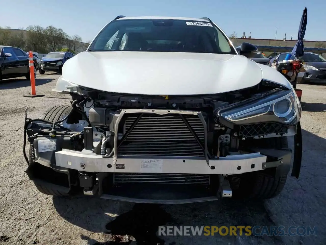 5 Photograph of a damaged car ZASPAJAN3M7C99676 ALFA ROMEO STELVIO 2021