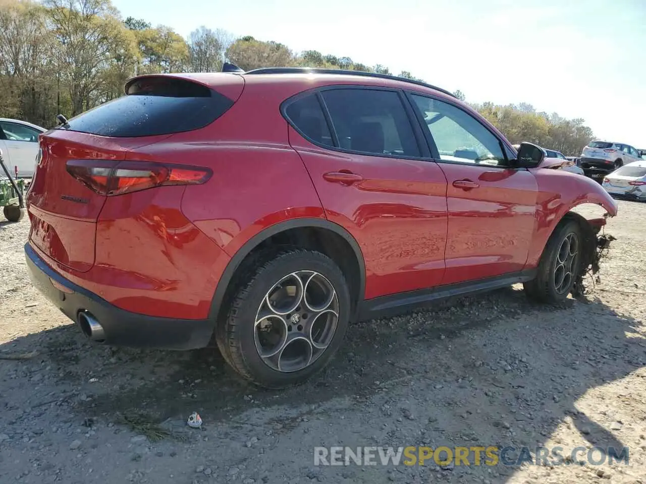 3 Photograph of a damaged car ZASPAJAN3M7D00065 ALFA ROMEO STELVIO 2021
