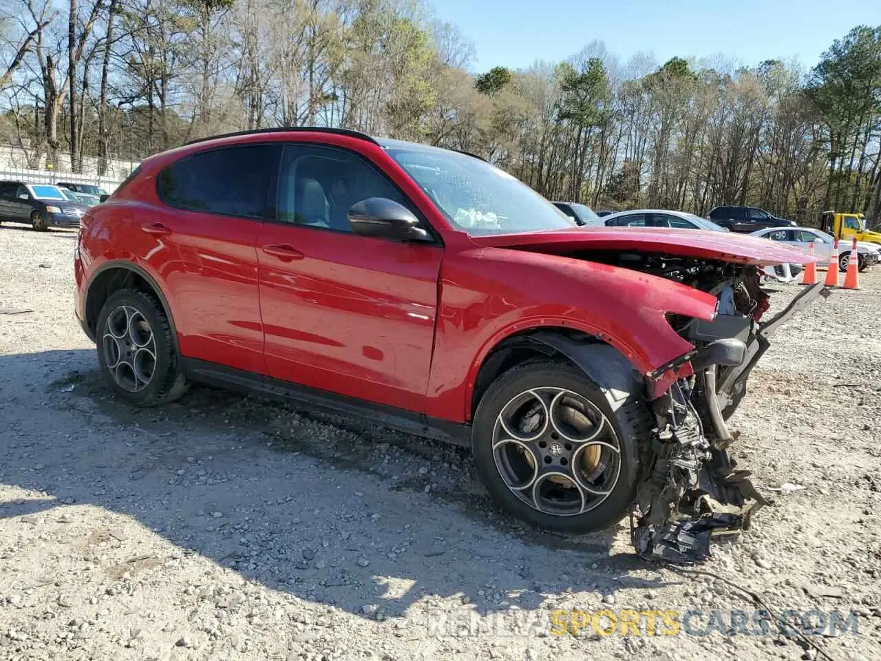 4 Photograph of a damaged car ZASPAJAN3M7D00065 ALFA ROMEO STELVIO 2021