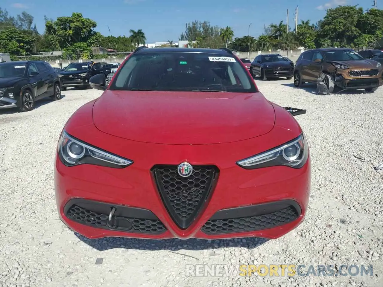 5 Photograph of a damaged car ZASPAJAN8M7C99608 ALFA ROMEO STELVIO 2021