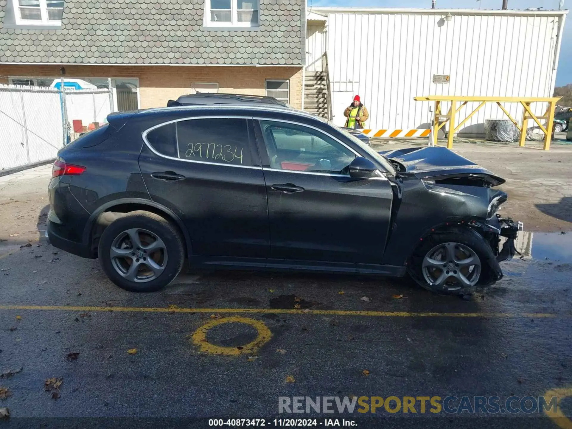 13 Photograph of a damaged car ZASPAKANXM7D08119 ALFA ROMEO STELVIO 2021
