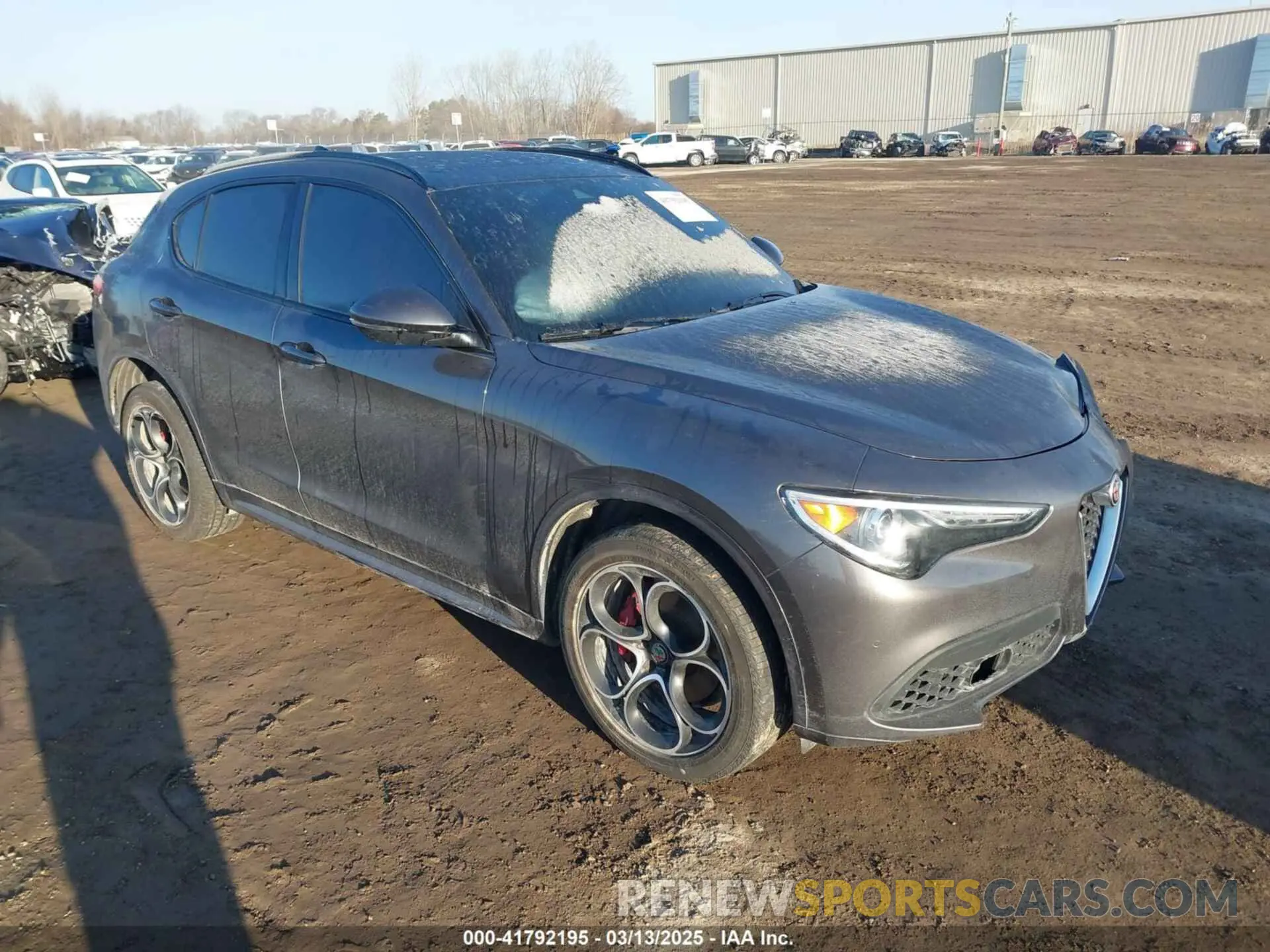 1 Photograph of a damaged car ZASPAKBN0M7D02652 ALFA ROMEO STELVIO 2021