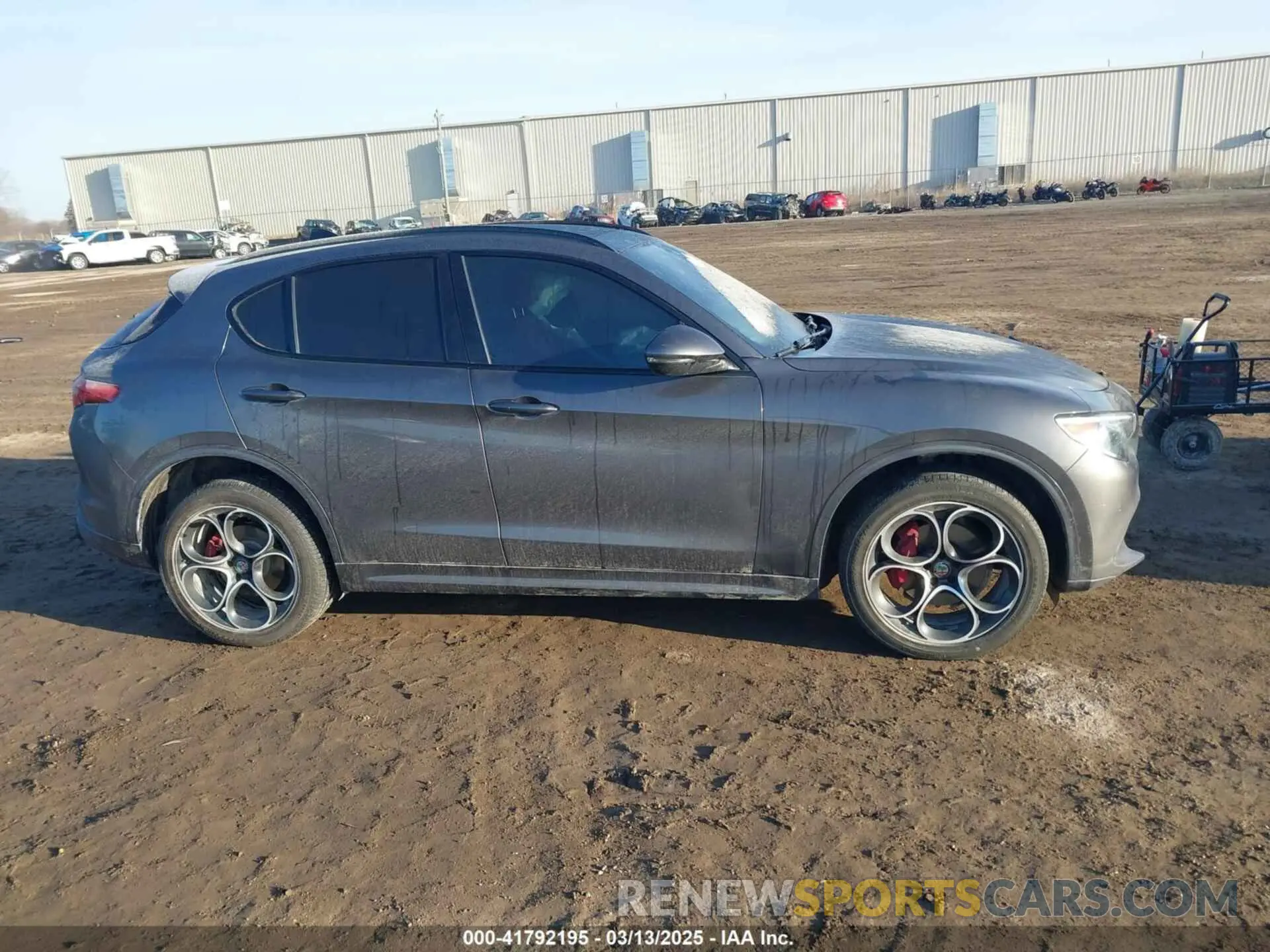 13 Photograph of a damaged car ZASPAKBN0M7D02652 ALFA ROMEO STELVIO 2021