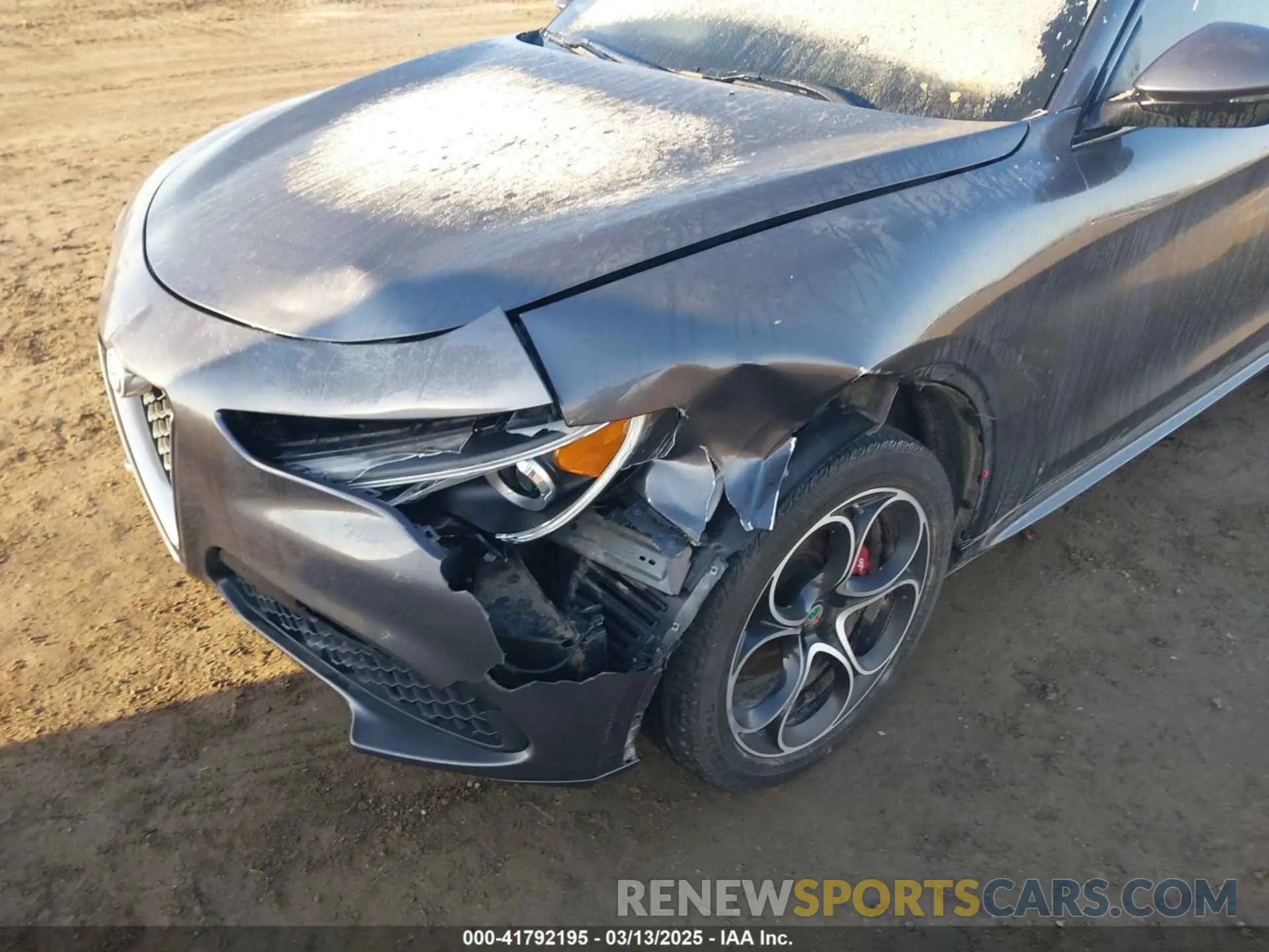 6 Photograph of a damaged car ZASPAKBN0M7D02652 ALFA ROMEO STELVIO 2021