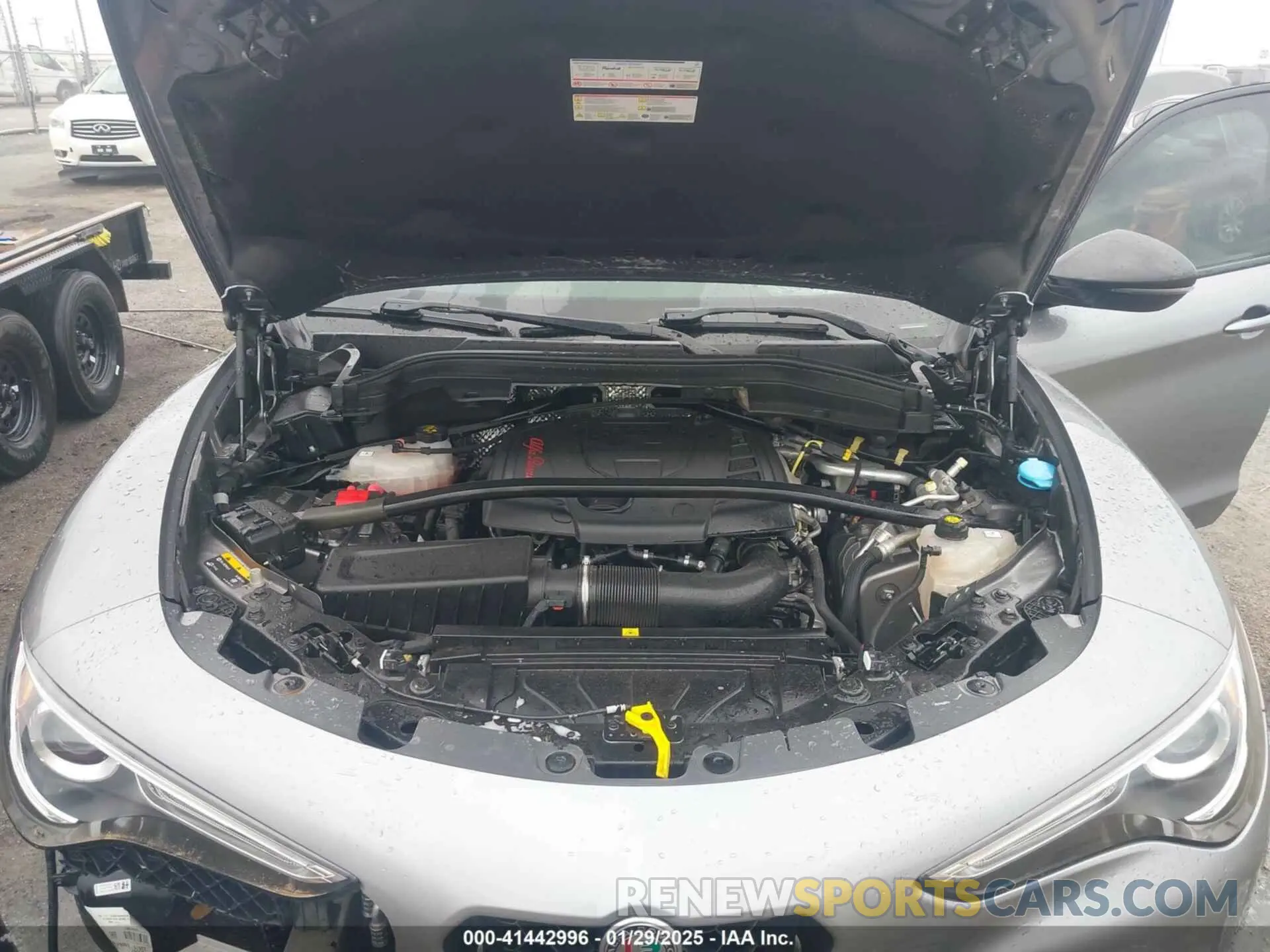 10 Photograph of a damaged car ZASPAKBN0M7D15255 ALFA ROMEO STELVIO 2021