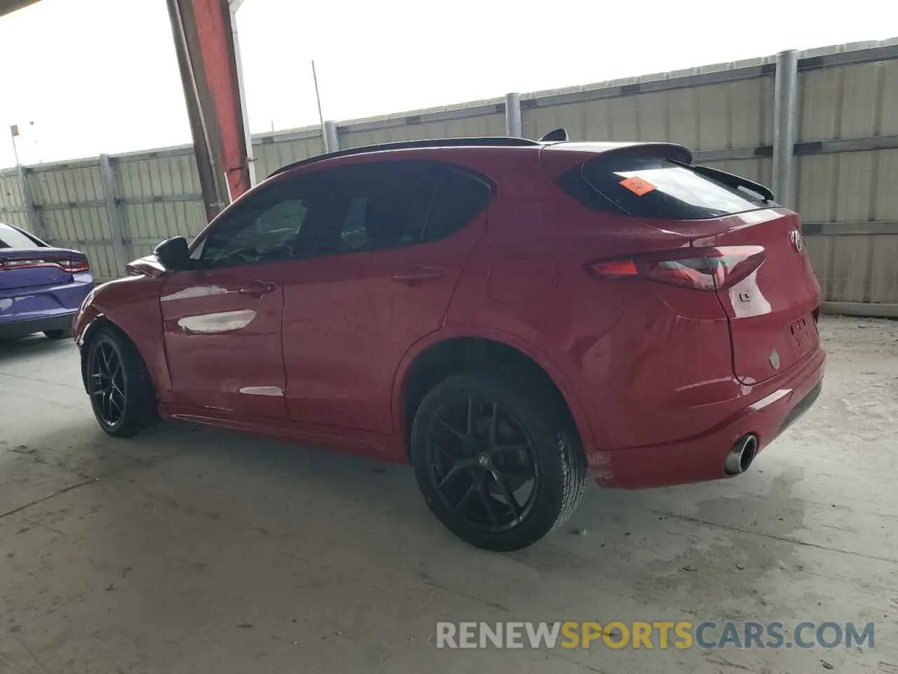 2 Photograph of a damaged car ZASPAKBN0M7D15403 ALFA ROMEO STELVIO 2021