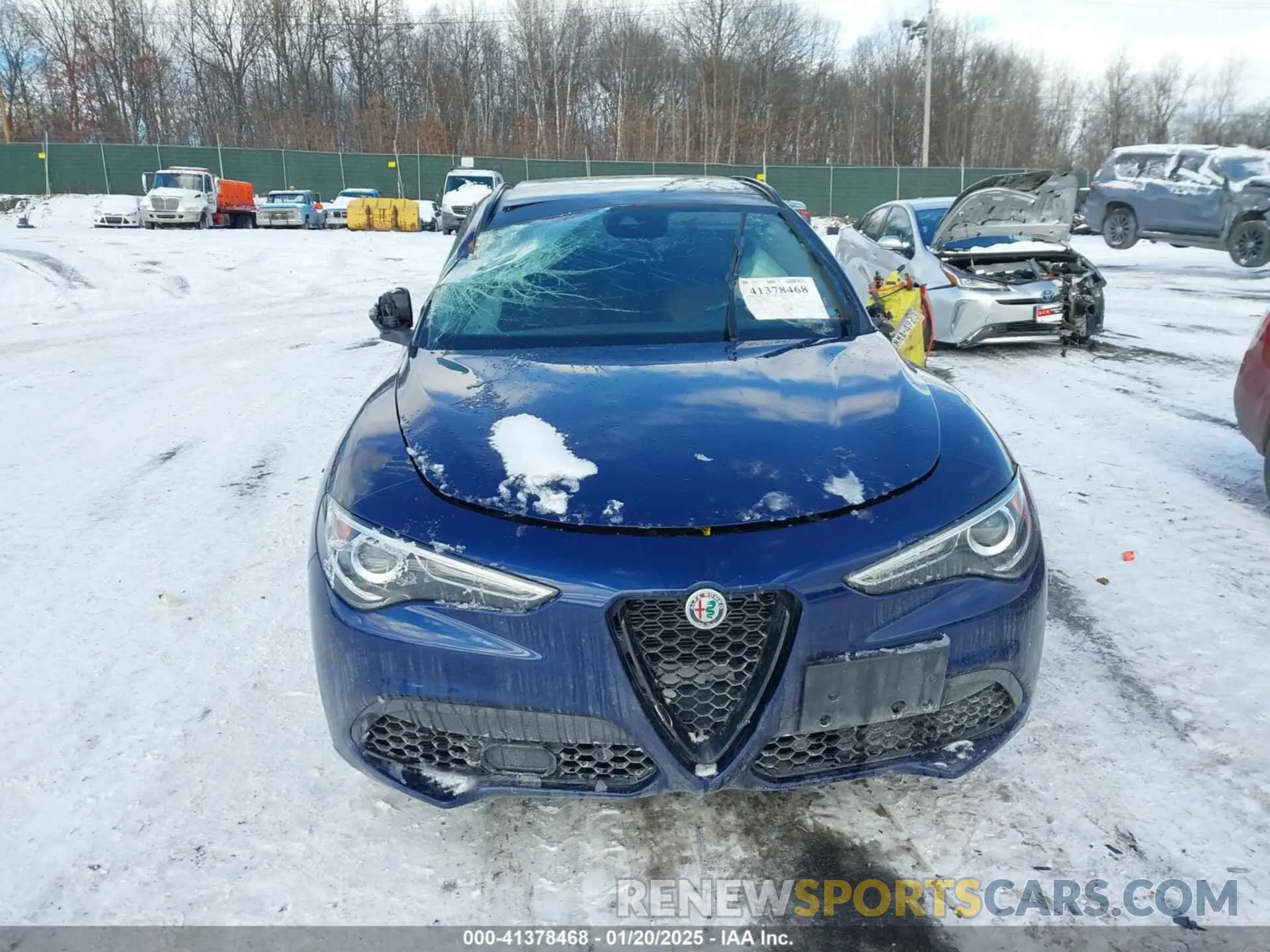 12 Photograph of a damaged car ZASPAKBN1M7D09433 ALFA ROMEO STELVIO 2021