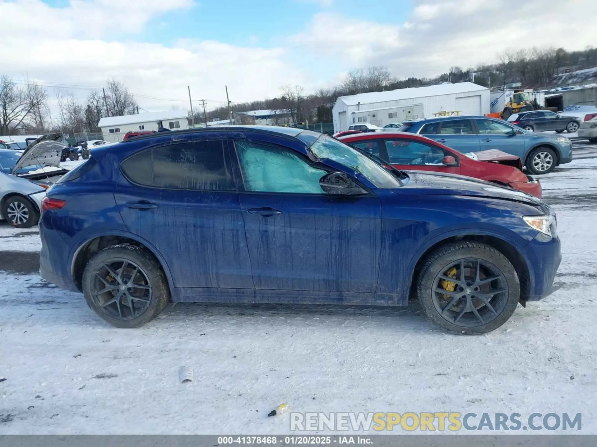 13 Photograph of a damaged car ZASPAKBN1M7D09433 ALFA ROMEO STELVIO 2021