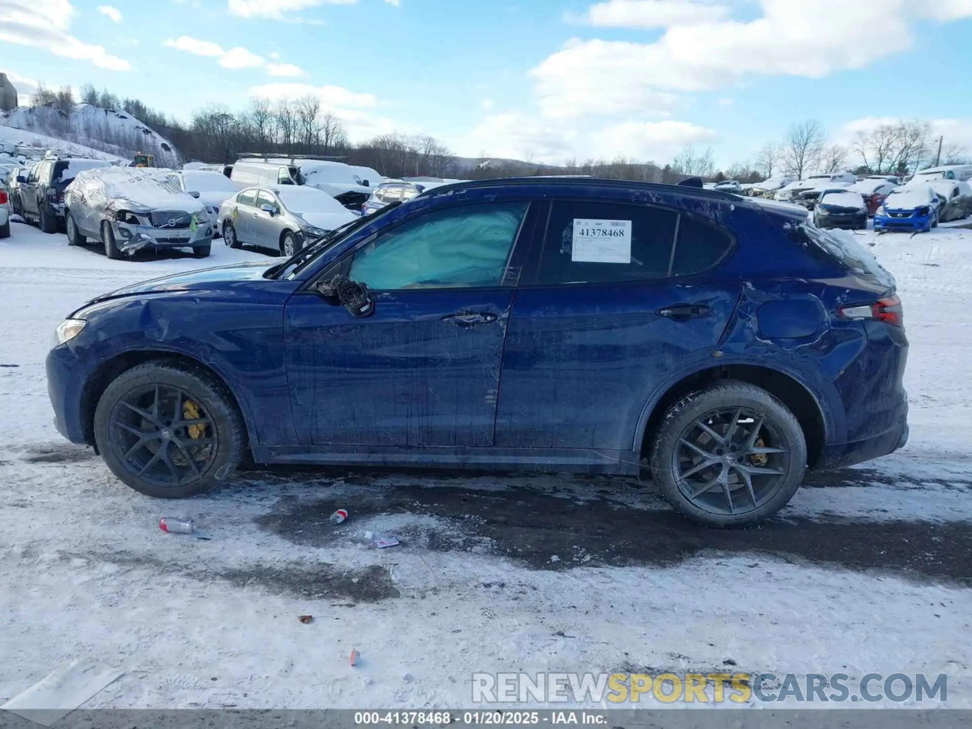 14 Photograph of a damaged car ZASPAKBN1M7D09433 ALFA ROMEO STELVIO 2021