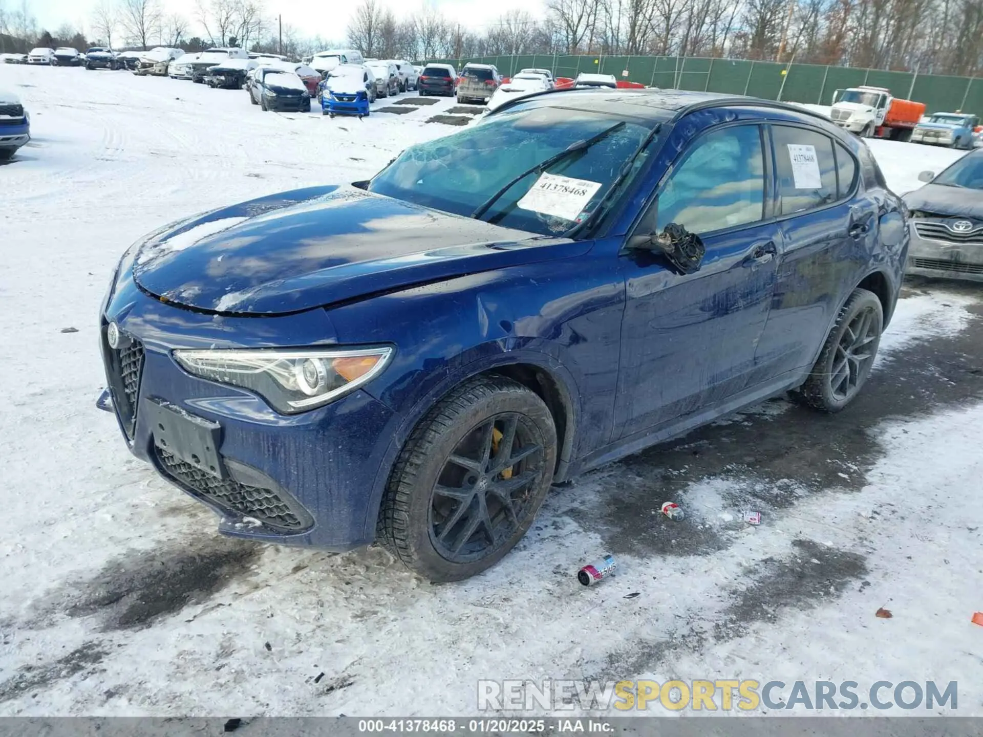 2 Photograph of a damaged car ZASPAKBN1M7D09433 ALFA ROMEO STELVIO 2021