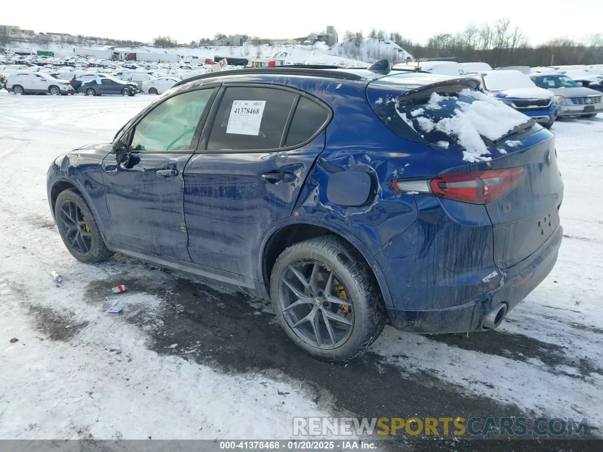 3 Photograph of a damaged car ZASPAKBN1M7D09433 ALFA ROMEO STELVIO 2021