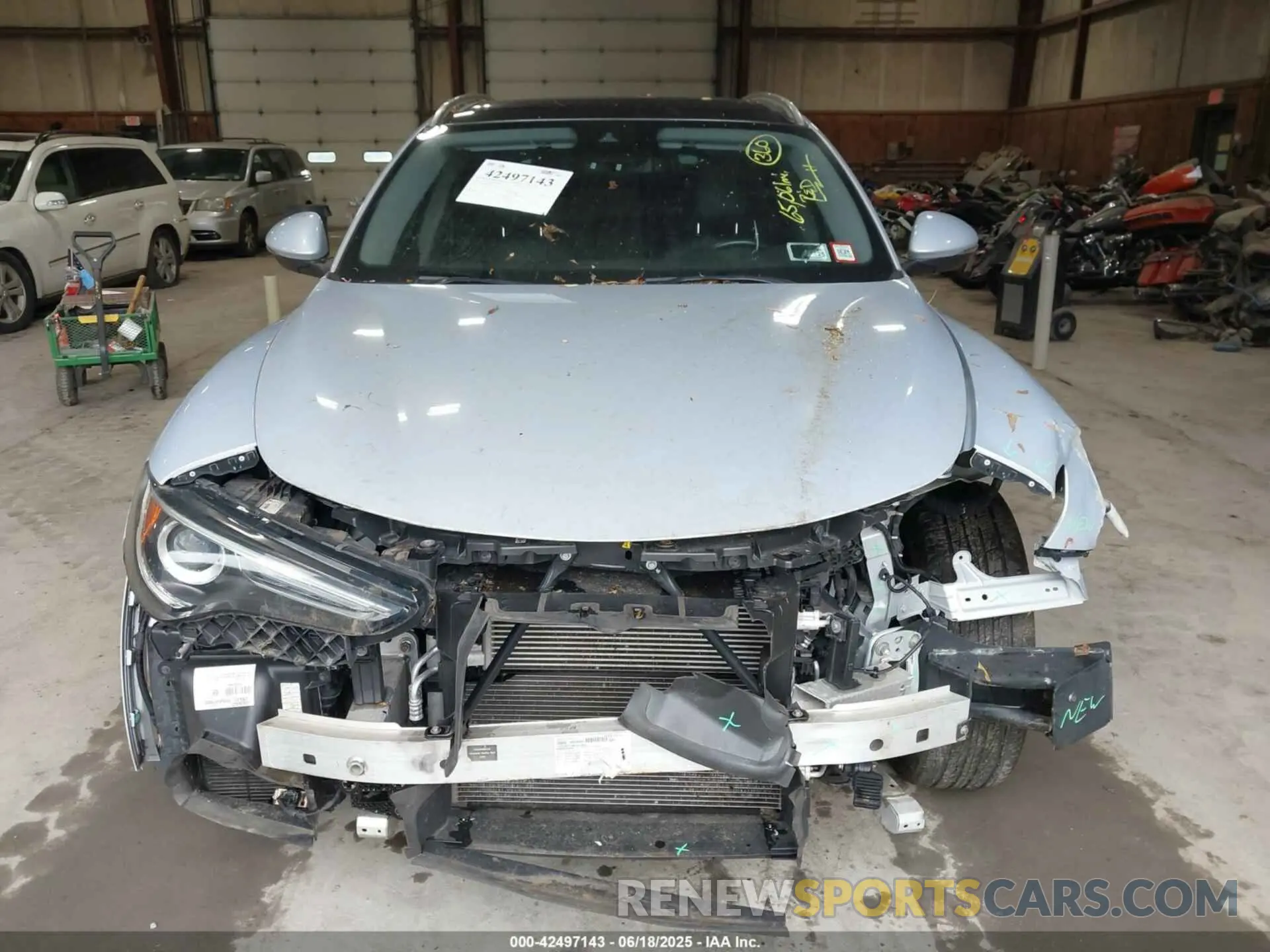 12 Photograph of a damaged car ZASPAKBN2M7D11188 ALFA ROMEO STELVIO 2021