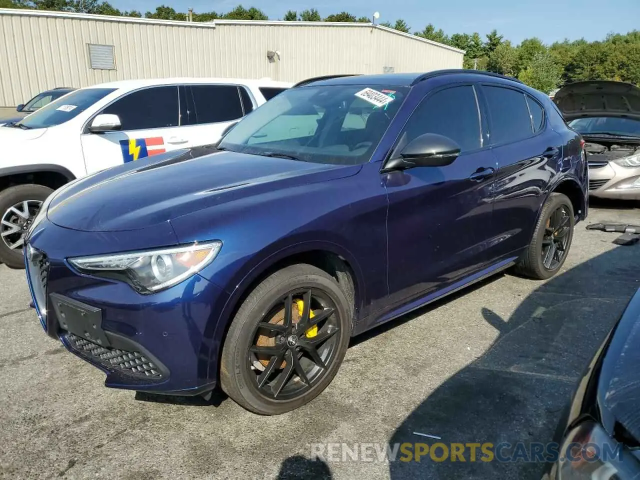 1 Photograph of a damaged car ZASPAKBN3M7D09515 ALFA ROMEO STELVIO 2021