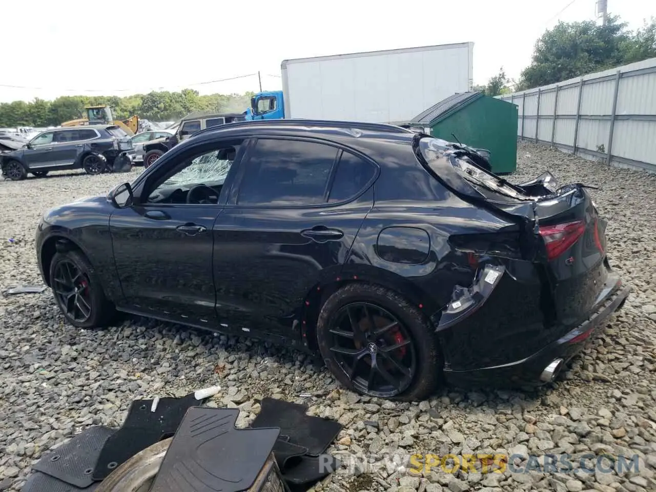 2 Photograph of a damaged car ZASPAKBN5M7D09533 ALFA ROMEO STELVIO 2021