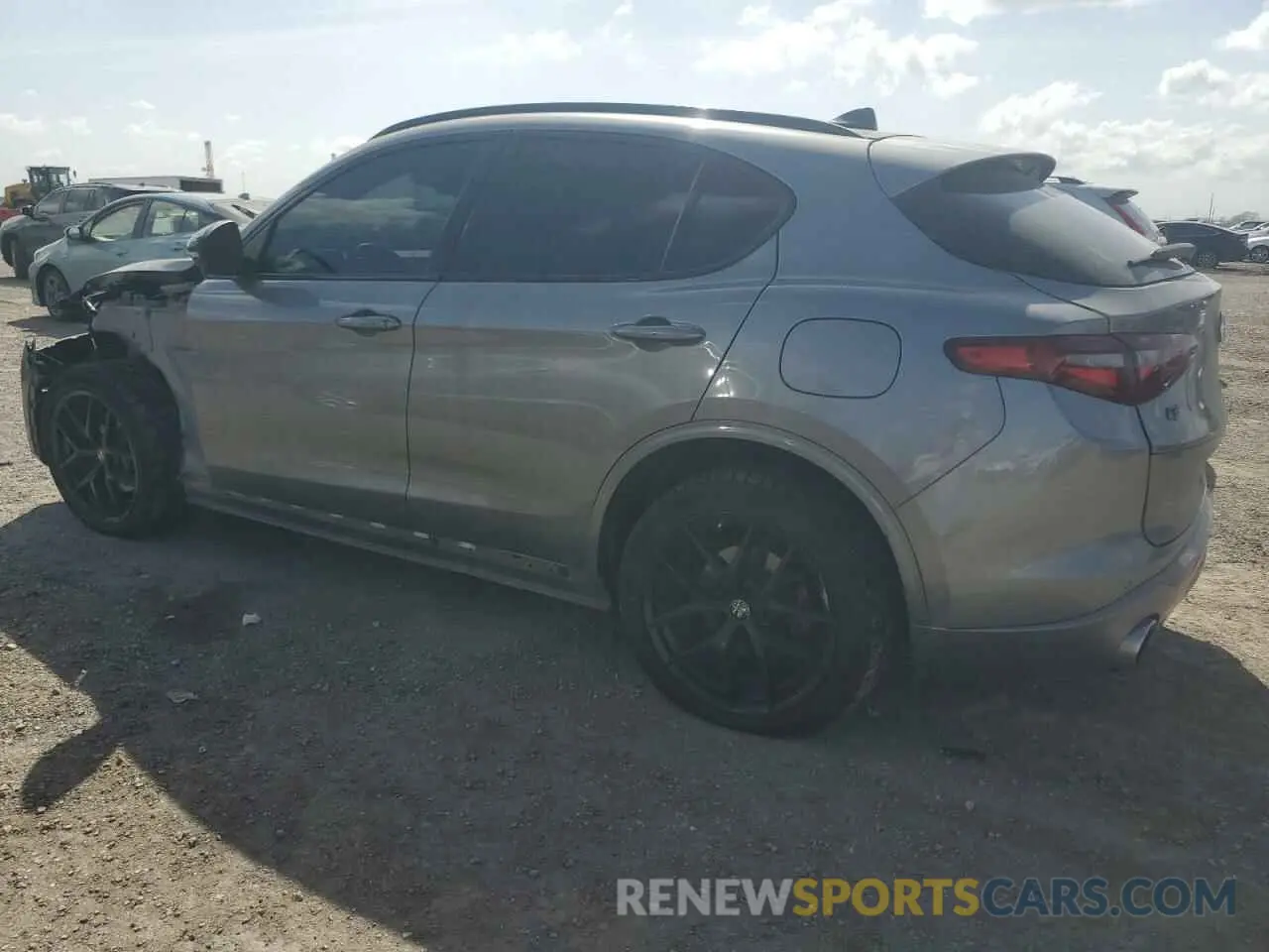 2 Photograph of a damaged car ZASPAKBN5M7D20449 ALFA ROMEO STELVIO 2021
