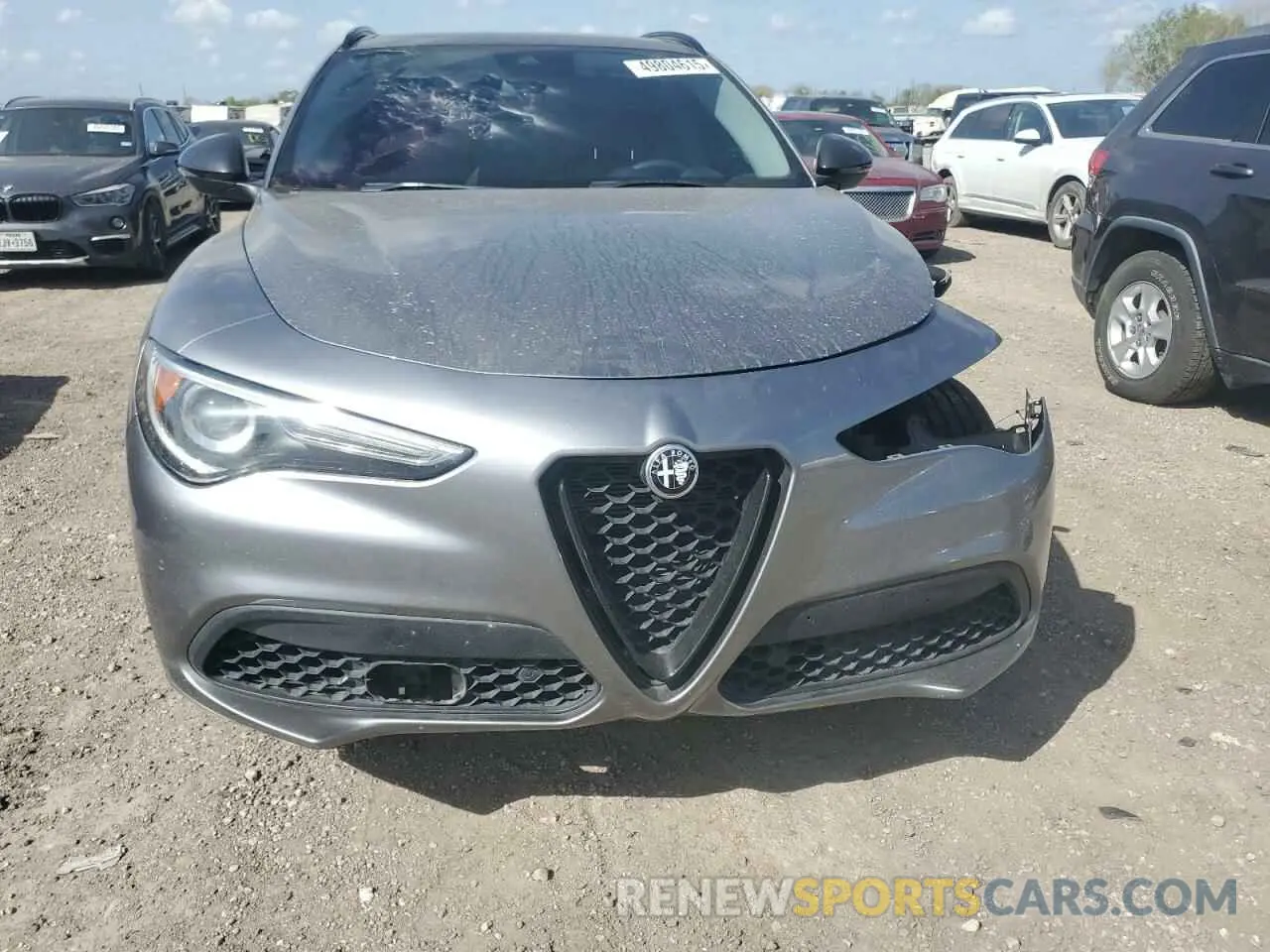 5 Photograph of a damaged car ZASPAKBN5M7D20449 ALFA ROMEO STELVIO 2021