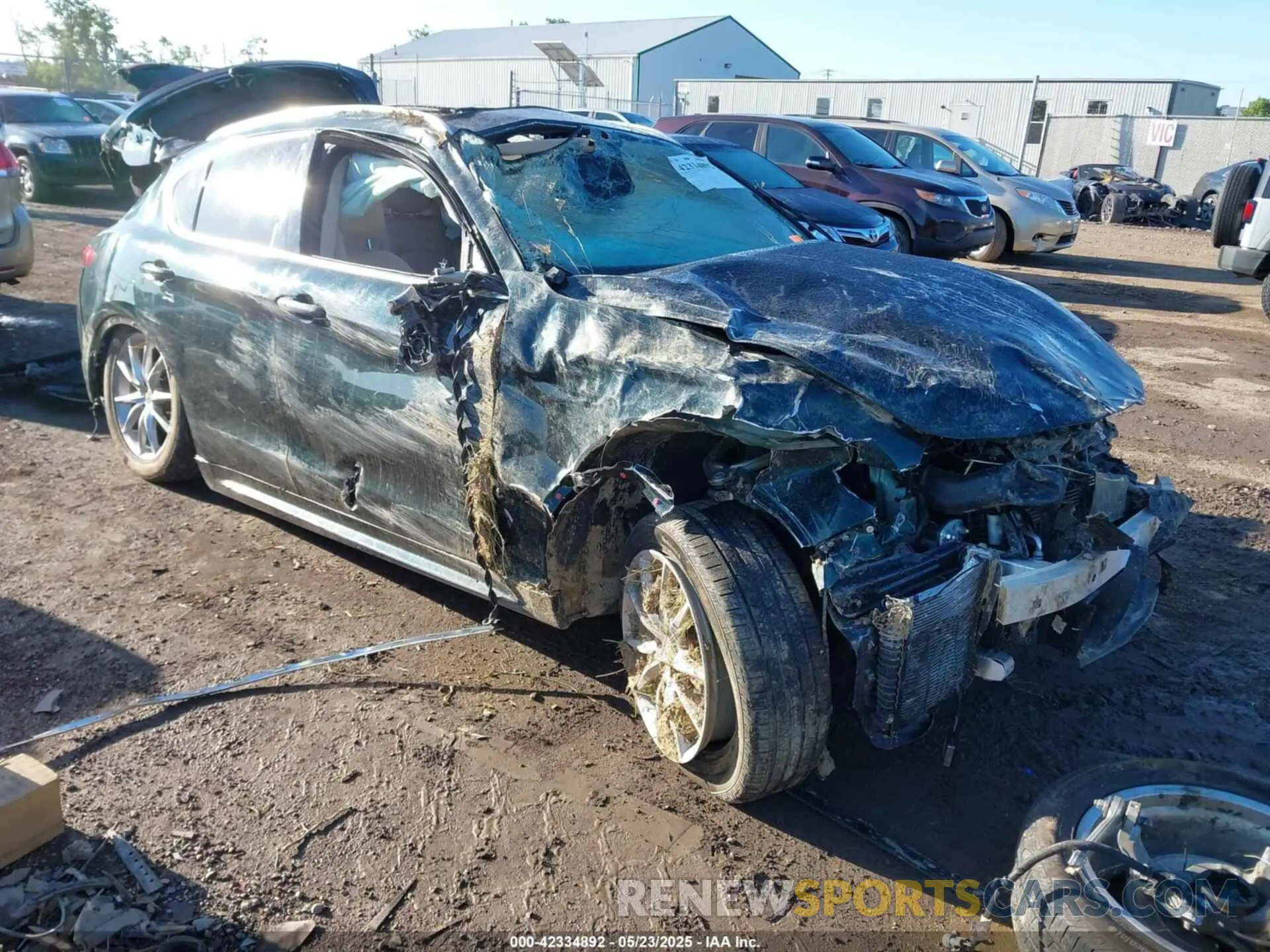 1 Photograph of a damaged car ZASPAKBN6M7D09394 ALFA ROMEO STELVIO 2021