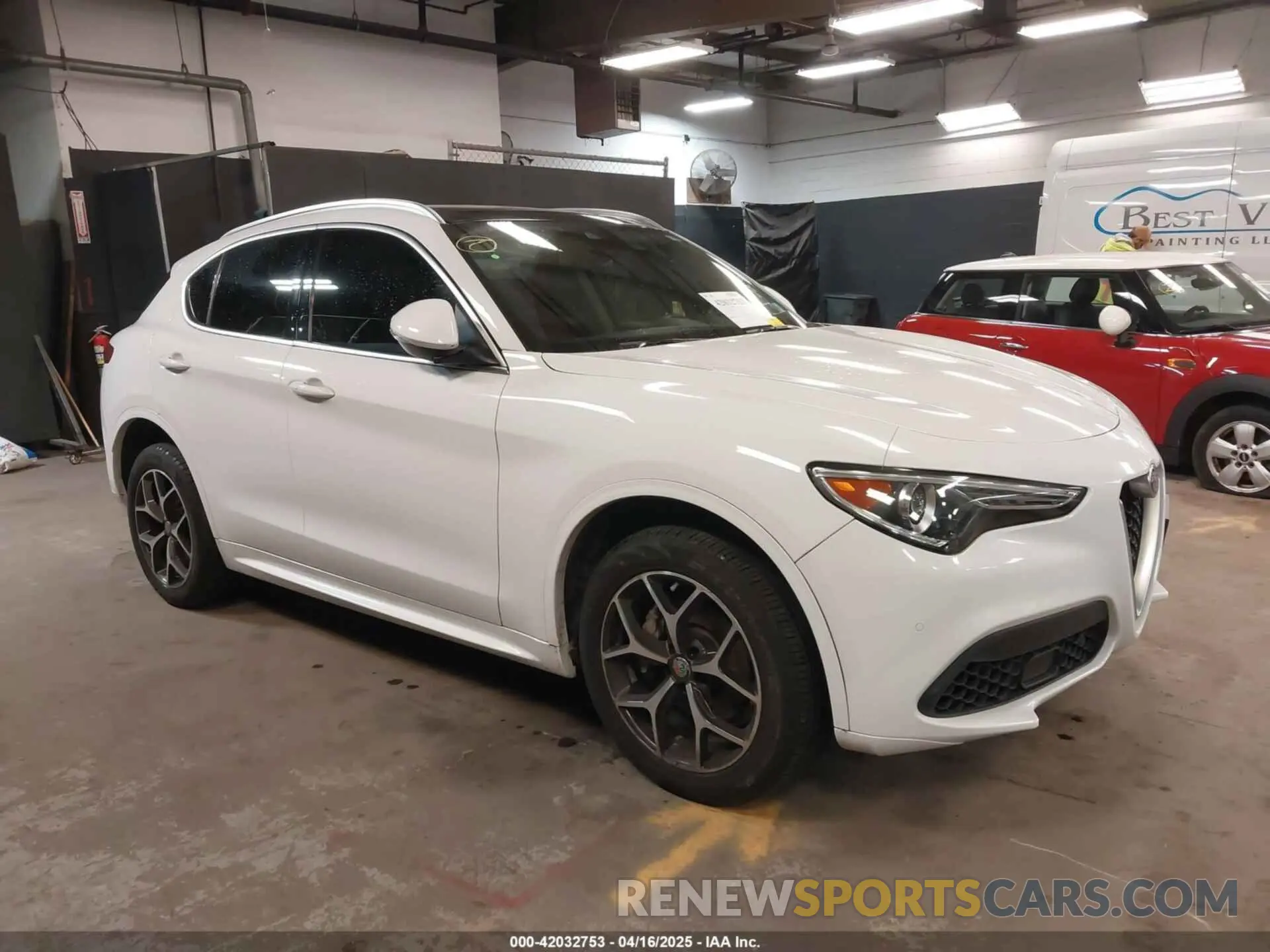 1 Photograph of a damaged car ZASPAKBN6M7D19214 ALFA ROMEO STELVIO 2021