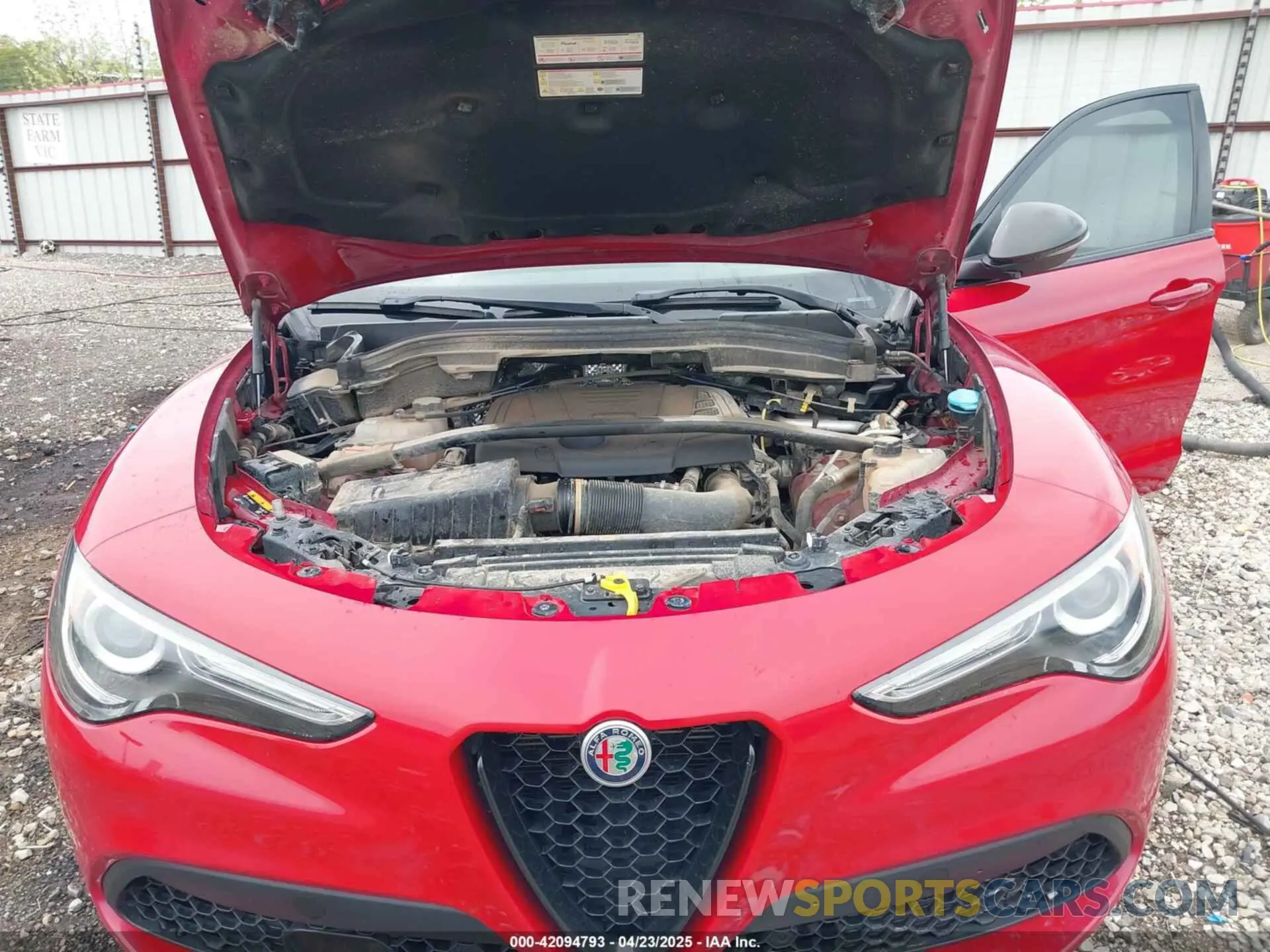 10 Photograph of a damaged car ZASPAKBN7M7D16208 ALFA ROMEO STELVIO 2021