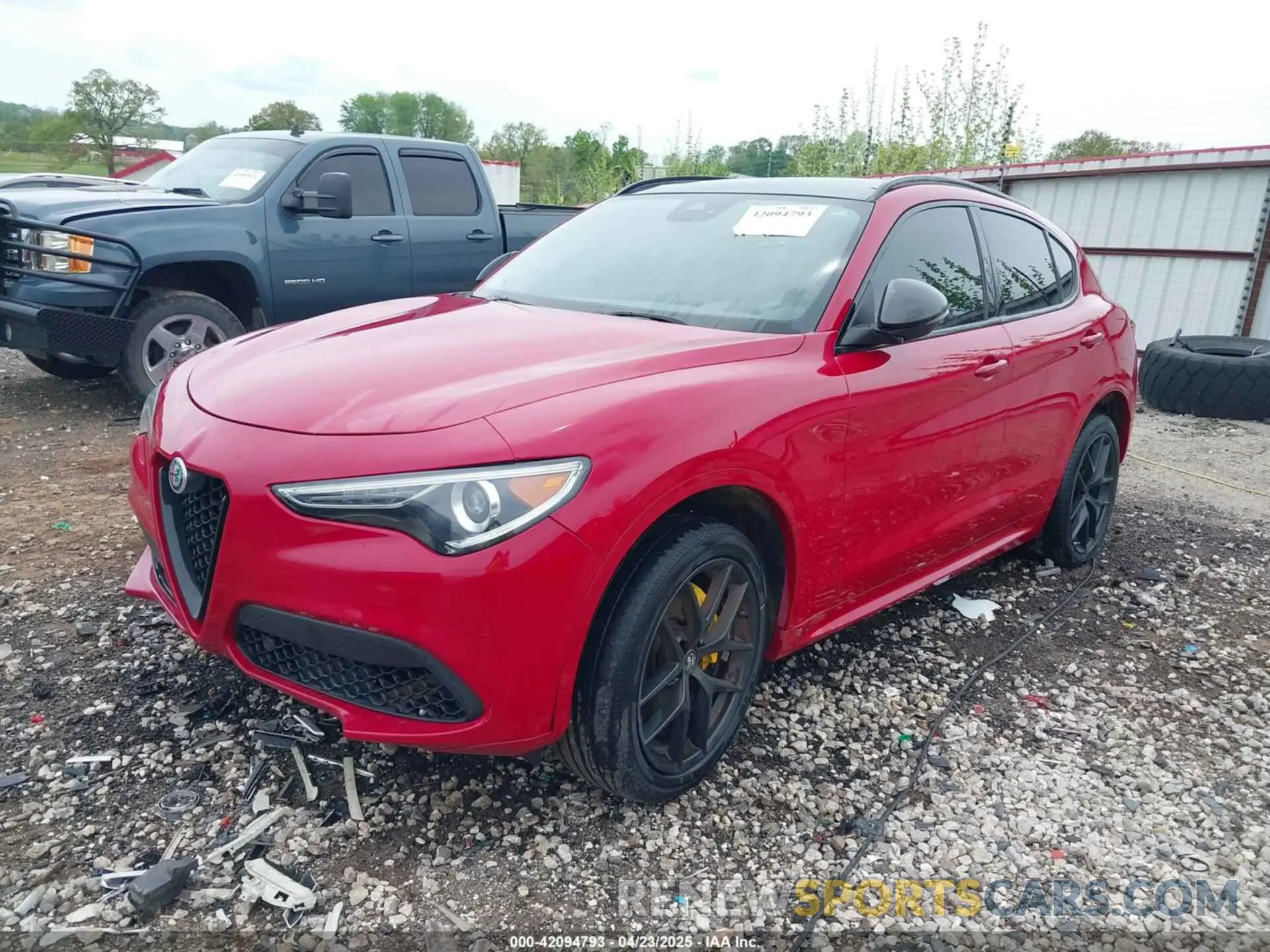 2 Photograph of a damaged car ZASPAKBN7M7D16208 ALFA ROMEO STELVIO 2021