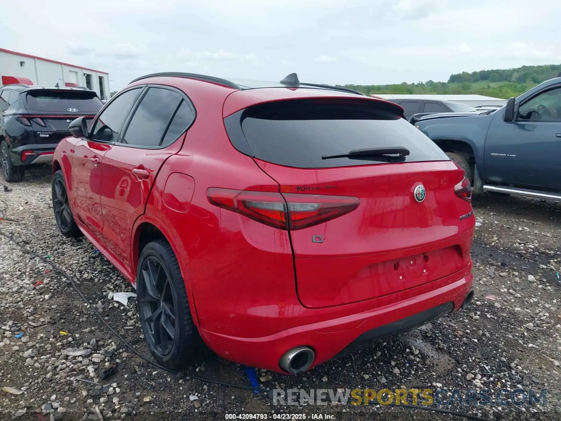 3 Photograph of a damaged car ZASPAKBN7M7D16208 ALFA ROMEO STELVIO 2021