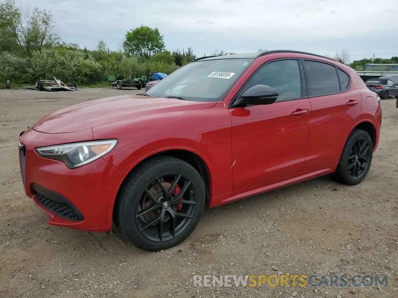 1 Photograph of a damaged car ZASPAKBN8M7D02088 ALFA ROMEO STELVIO 2021
