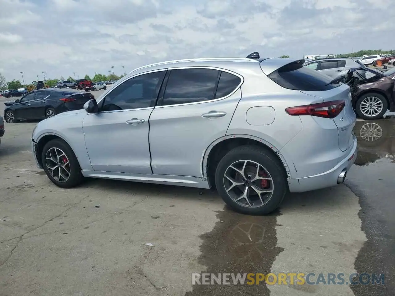 2 Photograph of a damaged car ZASPAKBNXM7D03145 ALFA ROMEO STELVIO 2021