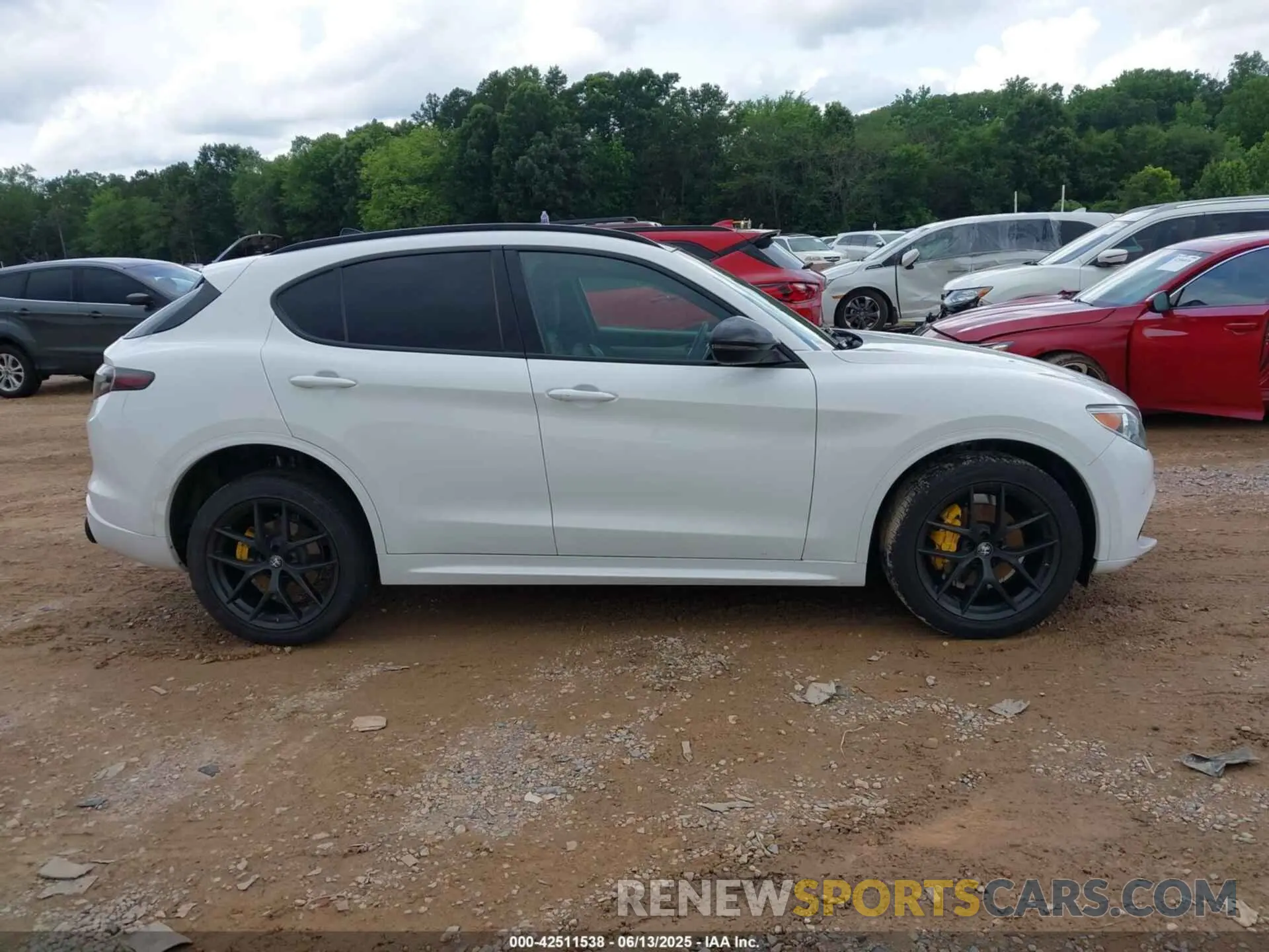 13 Photograph of a damaged car ZASPAKBNXM7D15750 ALFA ROMEO STELVIO 2021