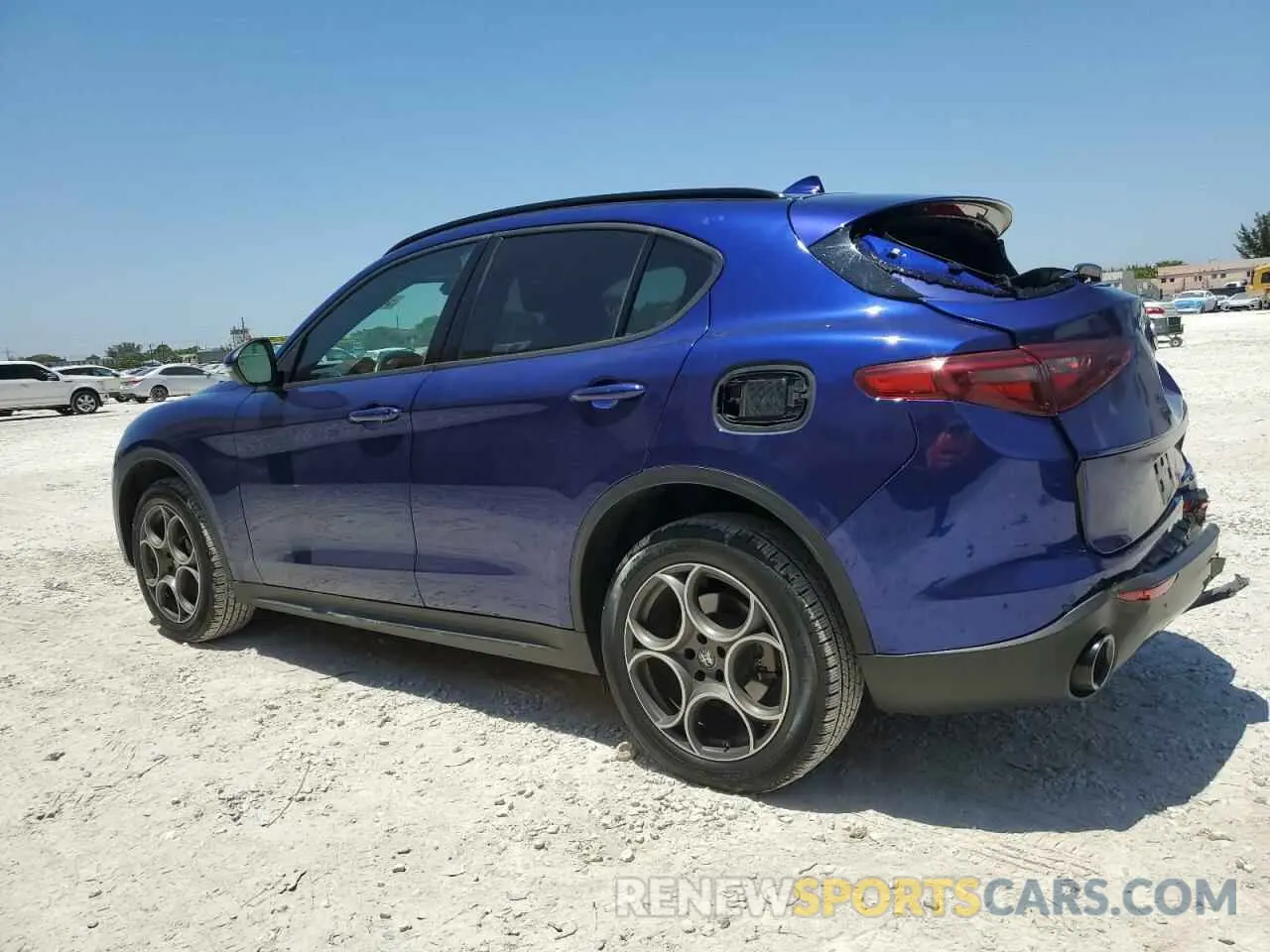 2 Photograph of a damaged car ZASPAJAN1N7D24513 ALFA ROMEO STELVIO 2022