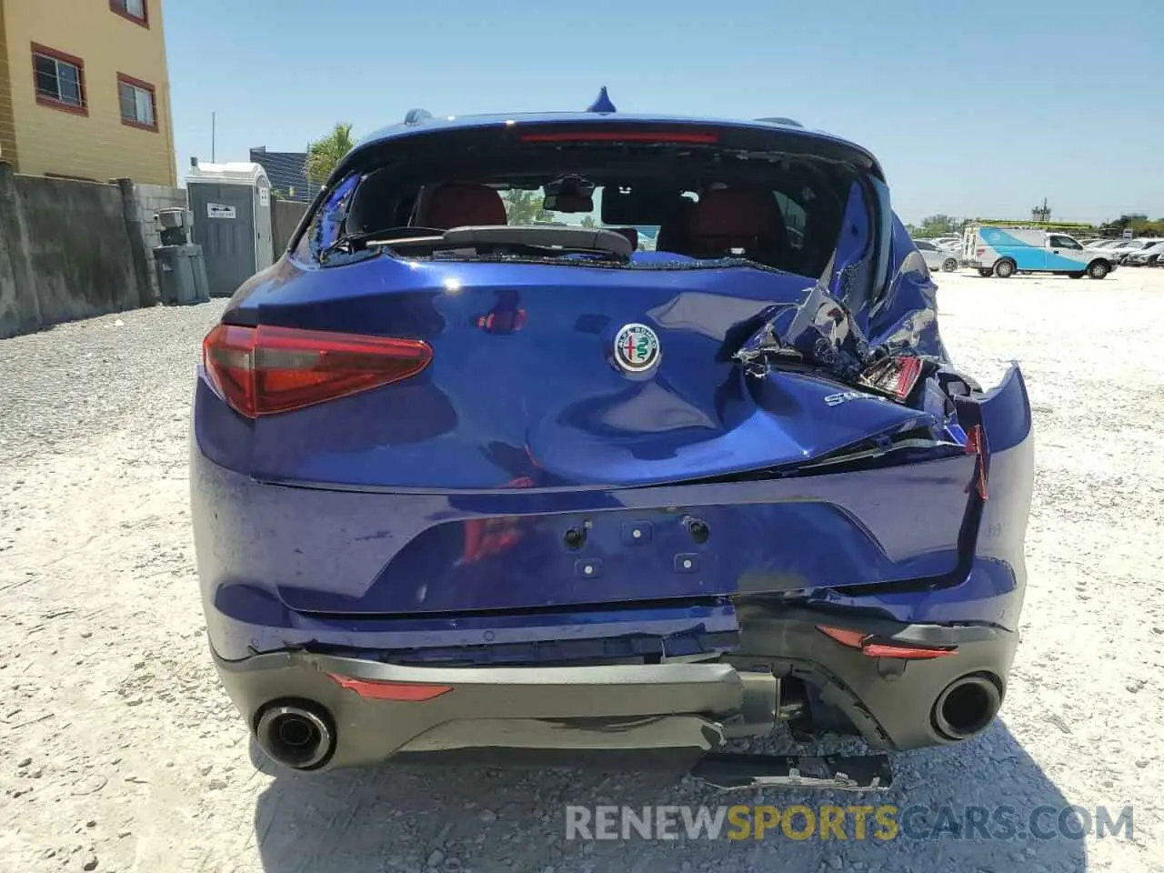 6 Photograph of a damaged car ZASPAJAN1N7D24513 ALFA ROMEO STELVIO 2022