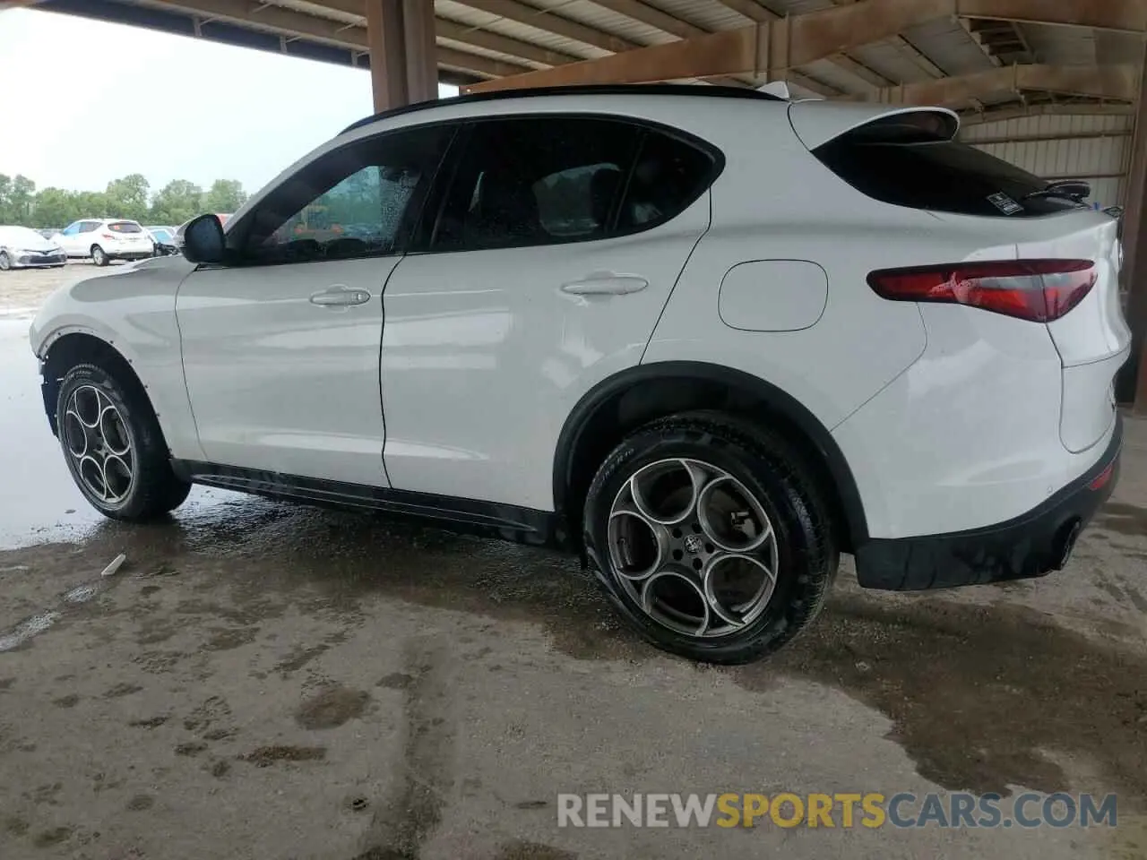 2 Photograph of a damaged car ZASPAJAN7N7D39940 ALFA ROMEO STELVIO 2022