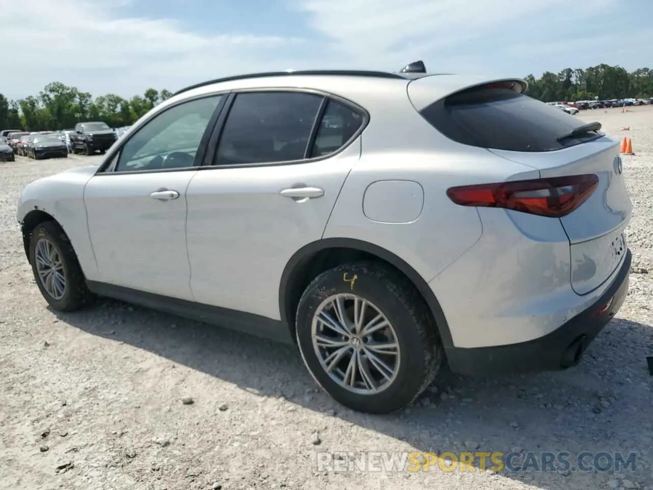 2 Photograph of a damaged car ZASPAJAN8N7D27926 ALFA ROMEO STELVIO 2022