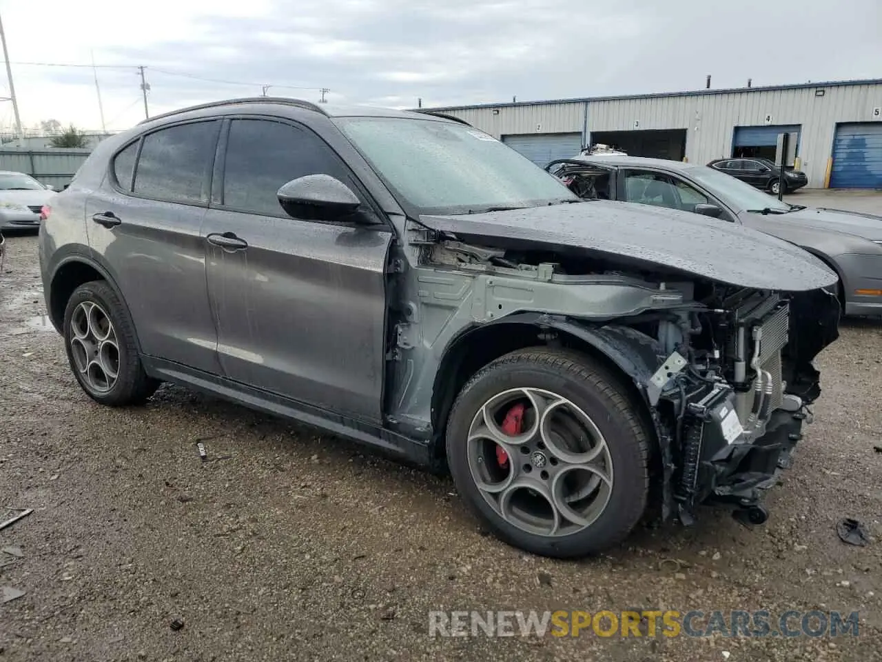 4 Photograph of a damaged car ZASPAKAN0N7D41132 ALFA ROMEO STELVIO 2022