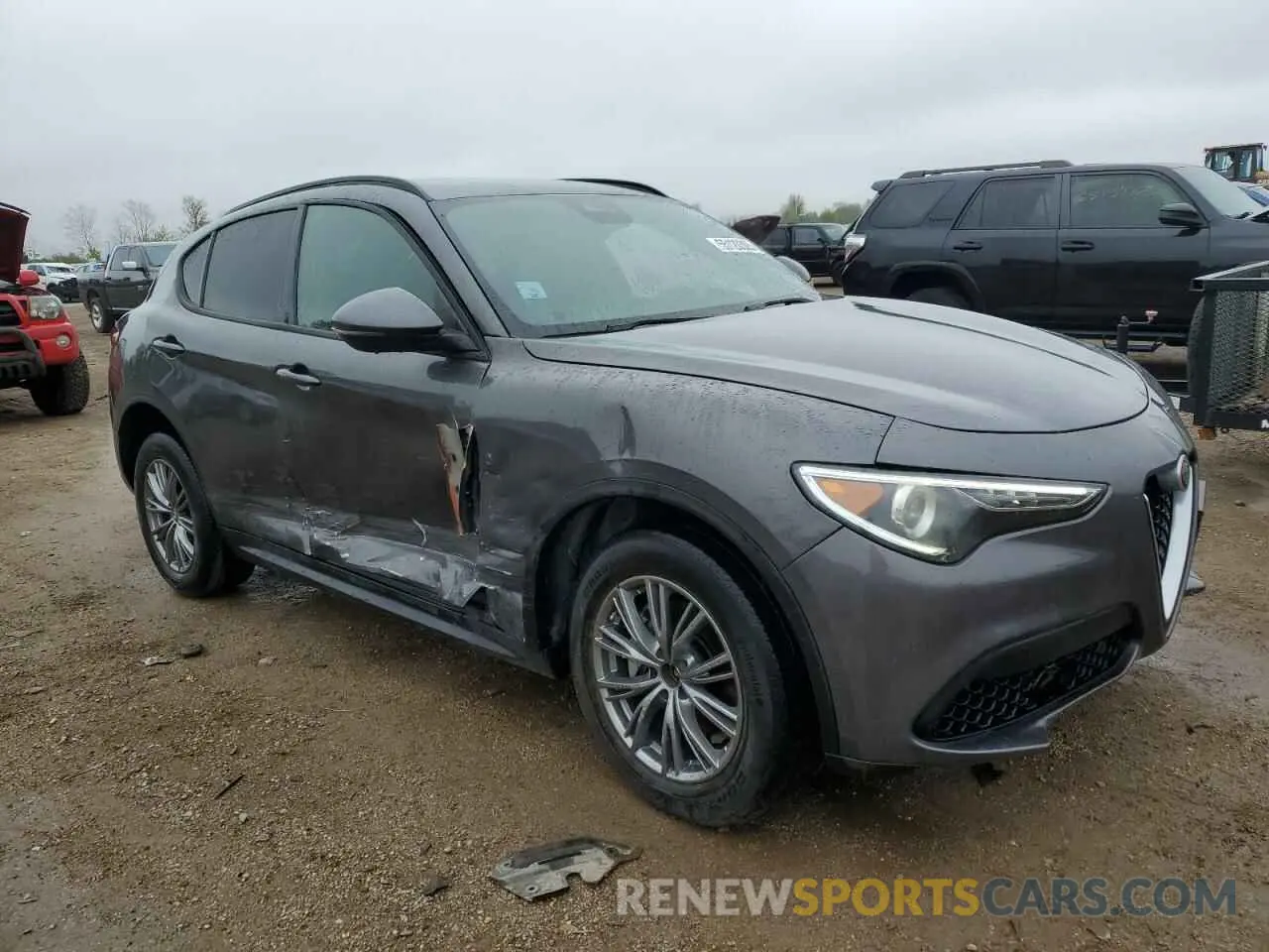 4 Photograph of a damaged car ZASPAKAN1N7D24887 ALFA ROMEO STELVIO 2022