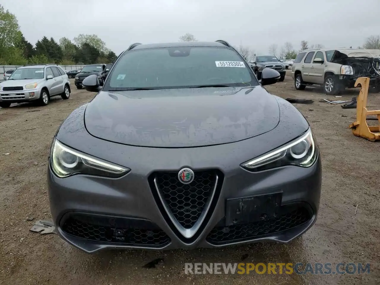 5 Photograph of a damaged car ZASPAKAN1N7D24887 ALFA ROMEO STELVIO 2022