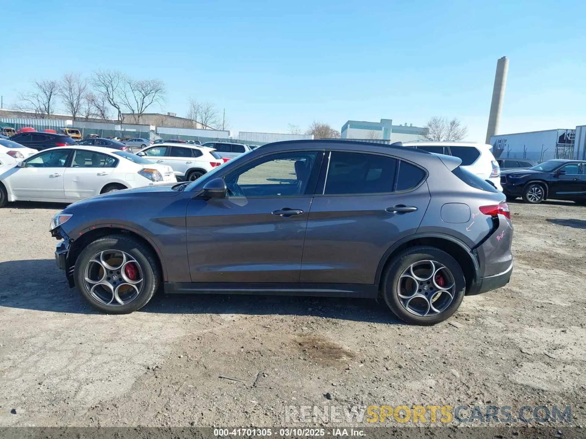 15 Photograph of a damaged car ZASPAKAN3N7D27953 ALFA ROMEO STELVIO 2022