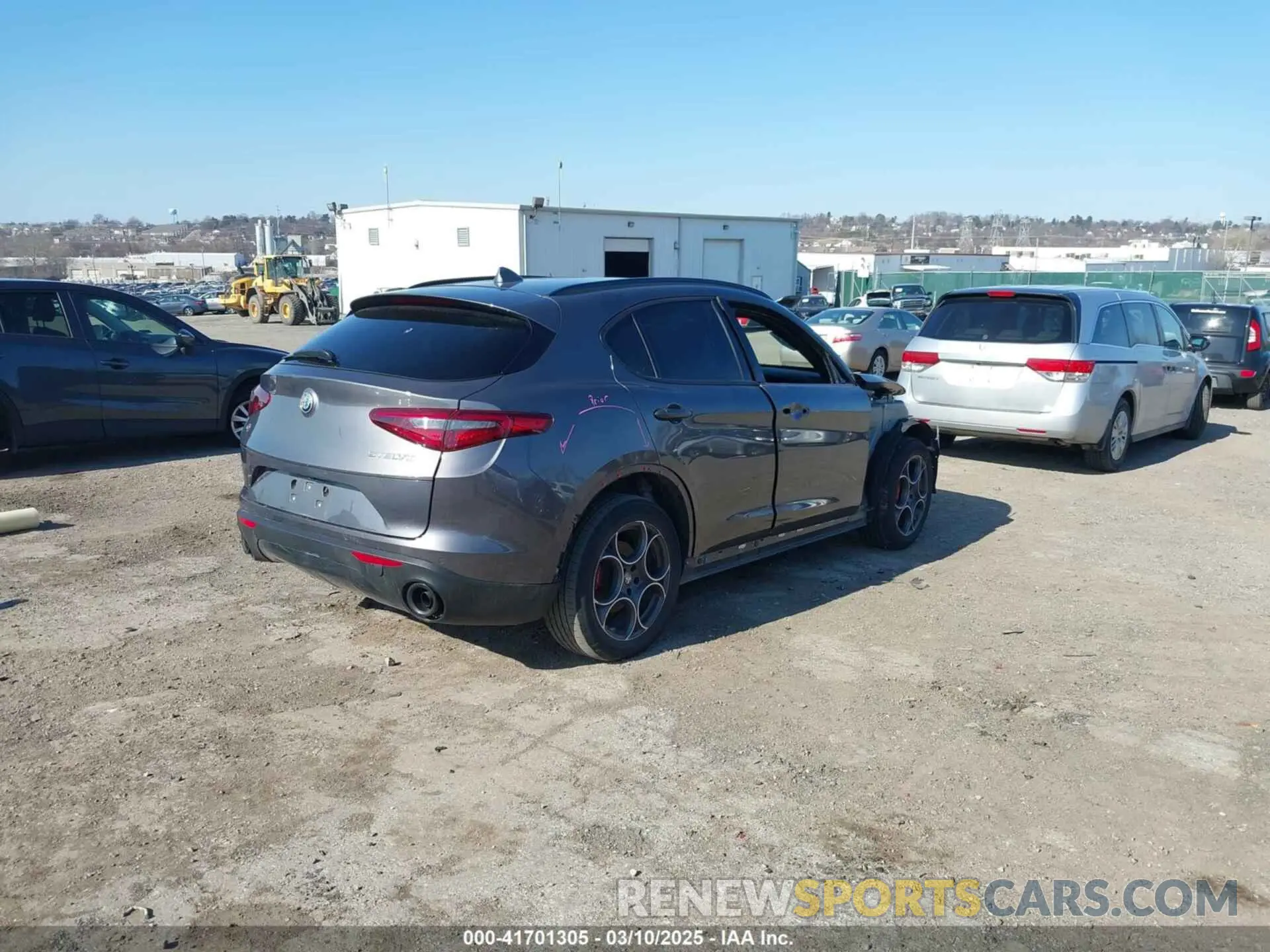 4 Photograph of a damaged car ZASPAKAN3N7D27953 ALFA ROMEO STELVIO 2022