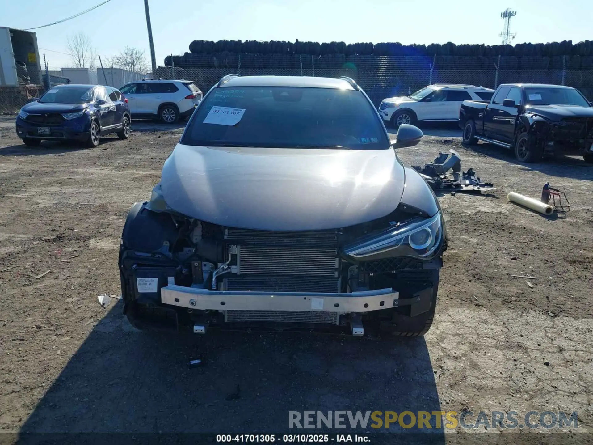 6 Photograph of a damaged car ZASPAKAN3N7D27953 ALFA ROMEO STELVIO 2022