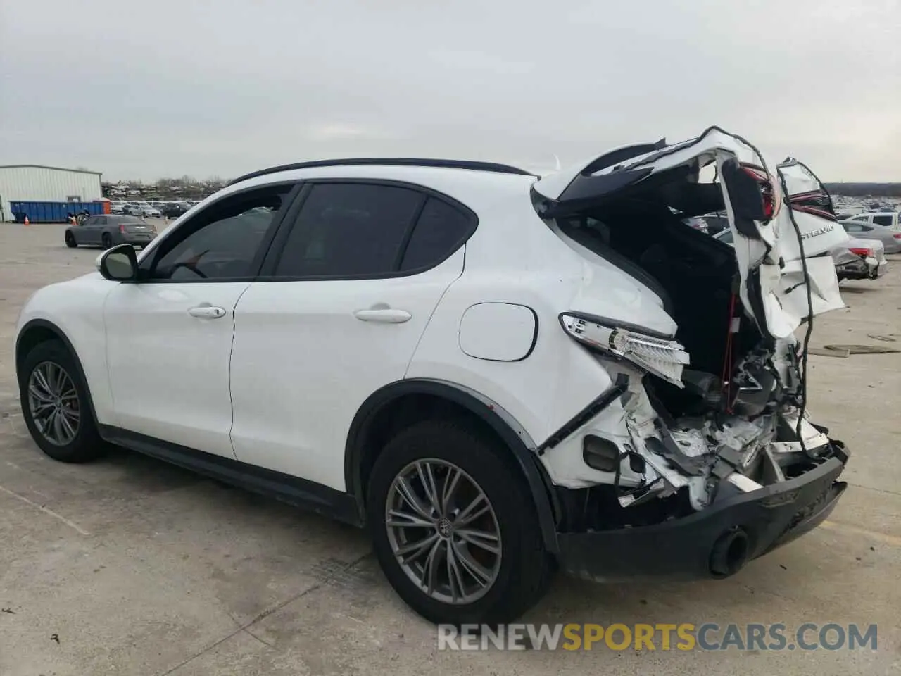 2 Photograph of a damaged car ZASPAKAN6N7D31060 ALFA ROMEO STELVIO 2022